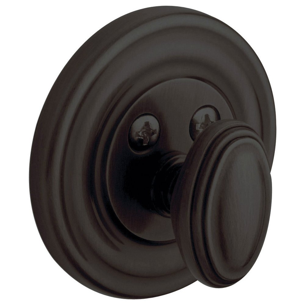 Baldwin Estate 8231.102.PAT Oil Rubbed Bronze Low Profile Single Cylinder Deadbolt - Traditional Key Lock for Patio Doors - Secure Your Home Entry & Backyard Access