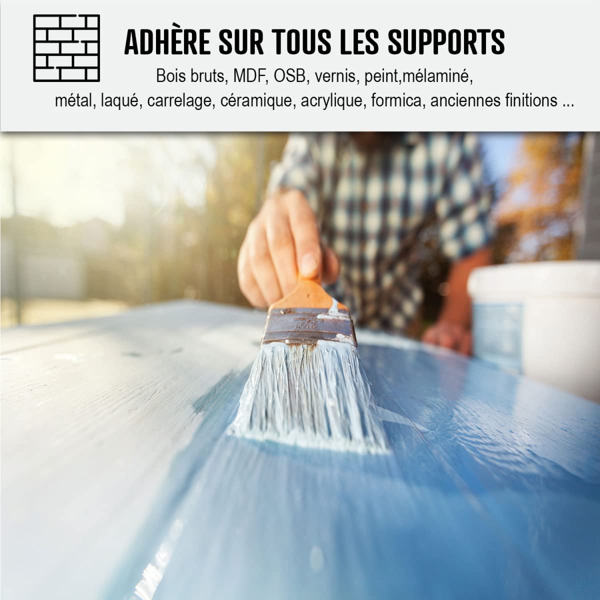 ARCAPOXY MUEBLE Furniture Paint for Kitchen Cabinets, Countertops & Bathroom - 1 kg (Covers up to 12 m² in 2 Coats) - Tele Gray 4 - RAL 7047 by ARCANE INDUSTRIES - Perfect for DIY Home Renovation & Furniture Restoration Projects
