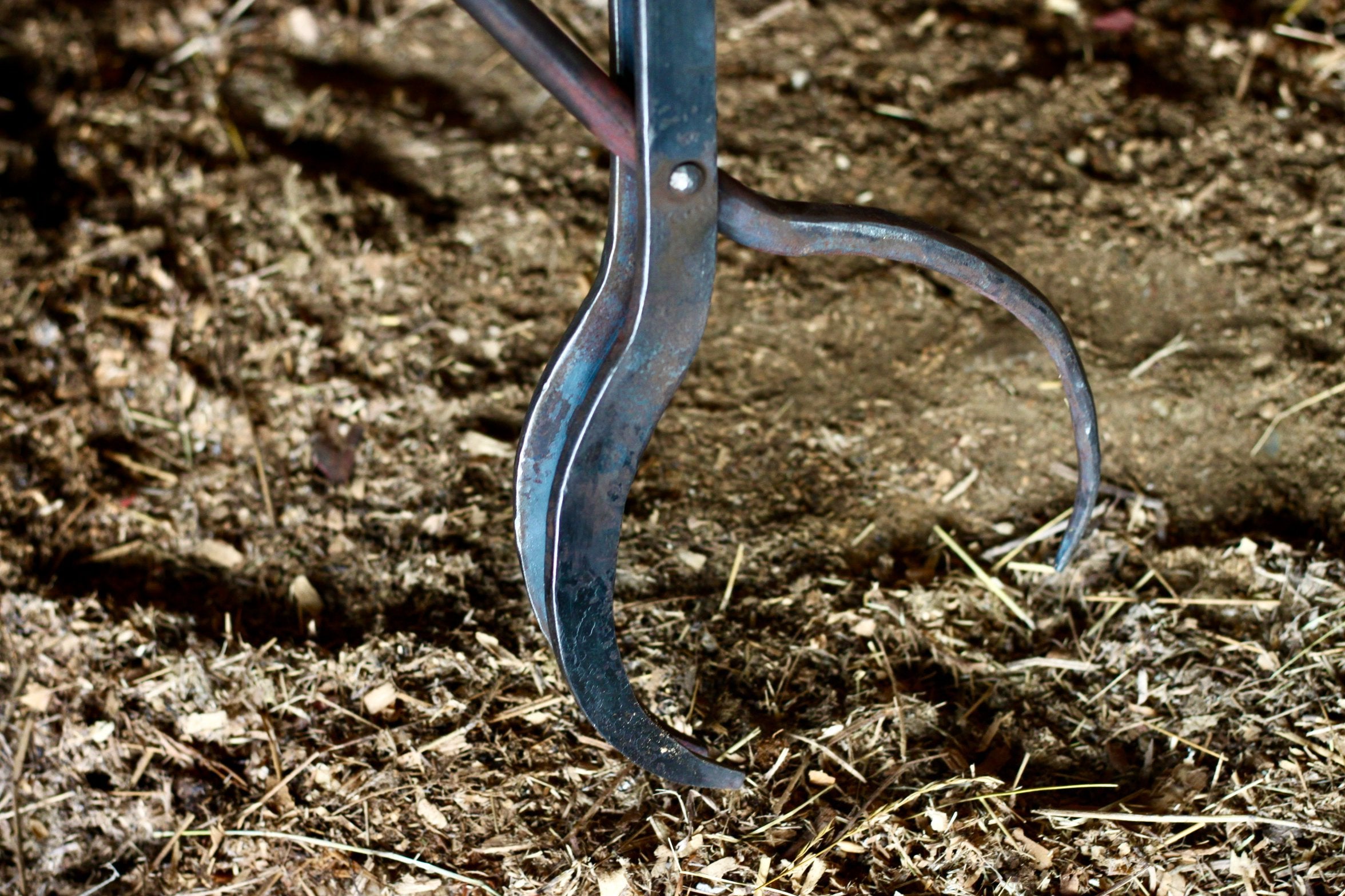 Premium Hand-Forged Log Grabber - Heavy Duty Firewood Tongs for Wood Stove, Fireplace & Camping Use