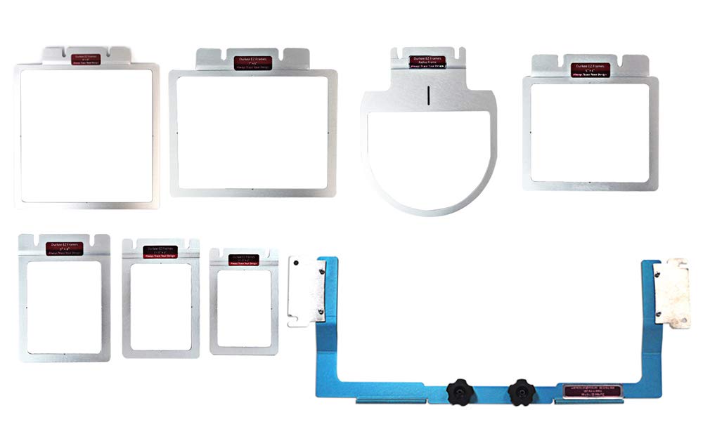 Durkee EZ Frames for Brother 6 & 10 Needle Commercial Embroidery Machines - Perfect for Professional Embroidery, Custom Patches & Bulk Production