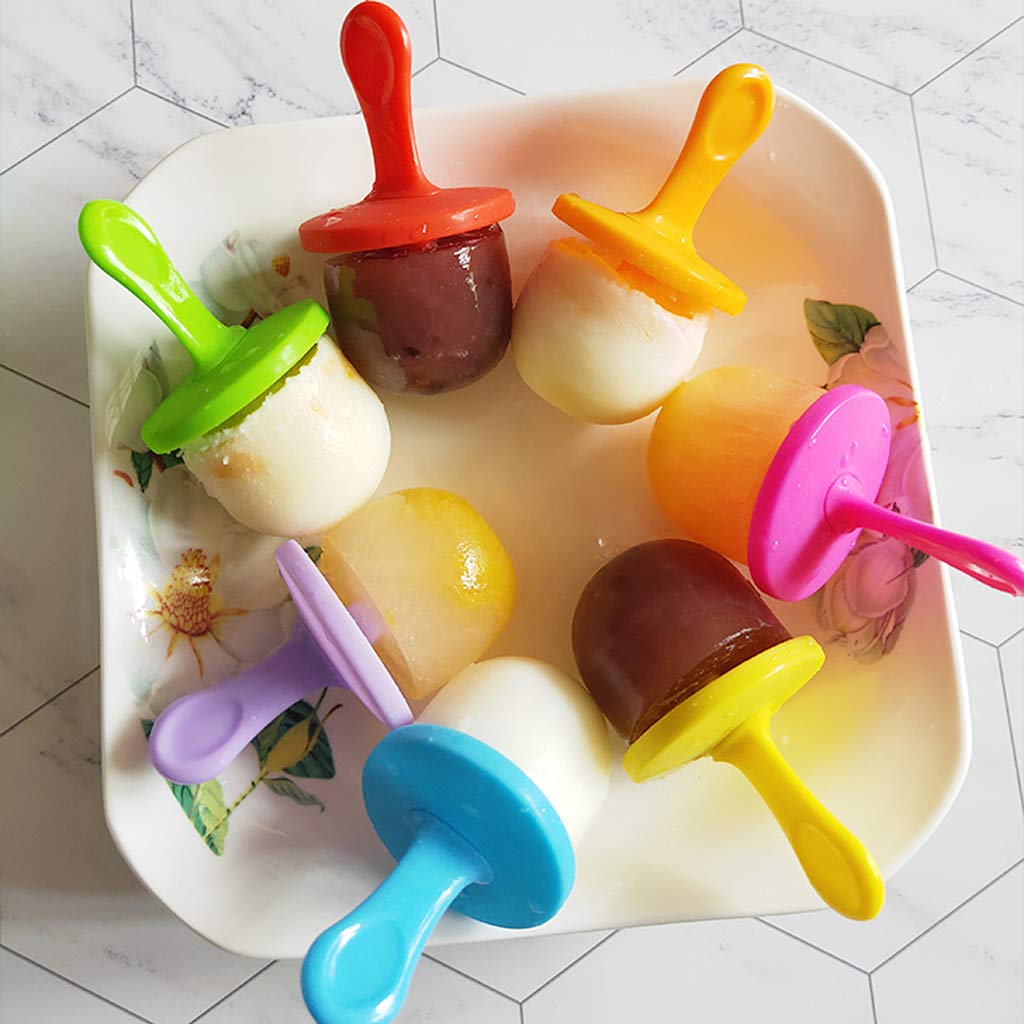 7-Cell Silicone Mini Ice Cube Mold - Reusable Ice Cream Ball & Lolly Maker for DIY Frozen Treats, Yogurt, Baby Food - Perfect for Parties, Summer Snacks & Home Dessert Making