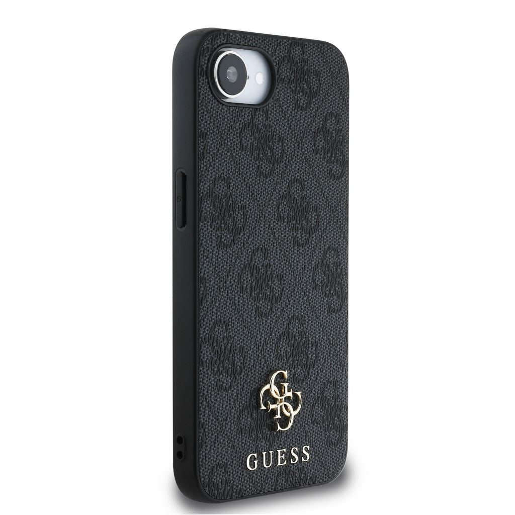 Guess PU Leather 4G Metal Logo Case for iPhone 16e 6.1