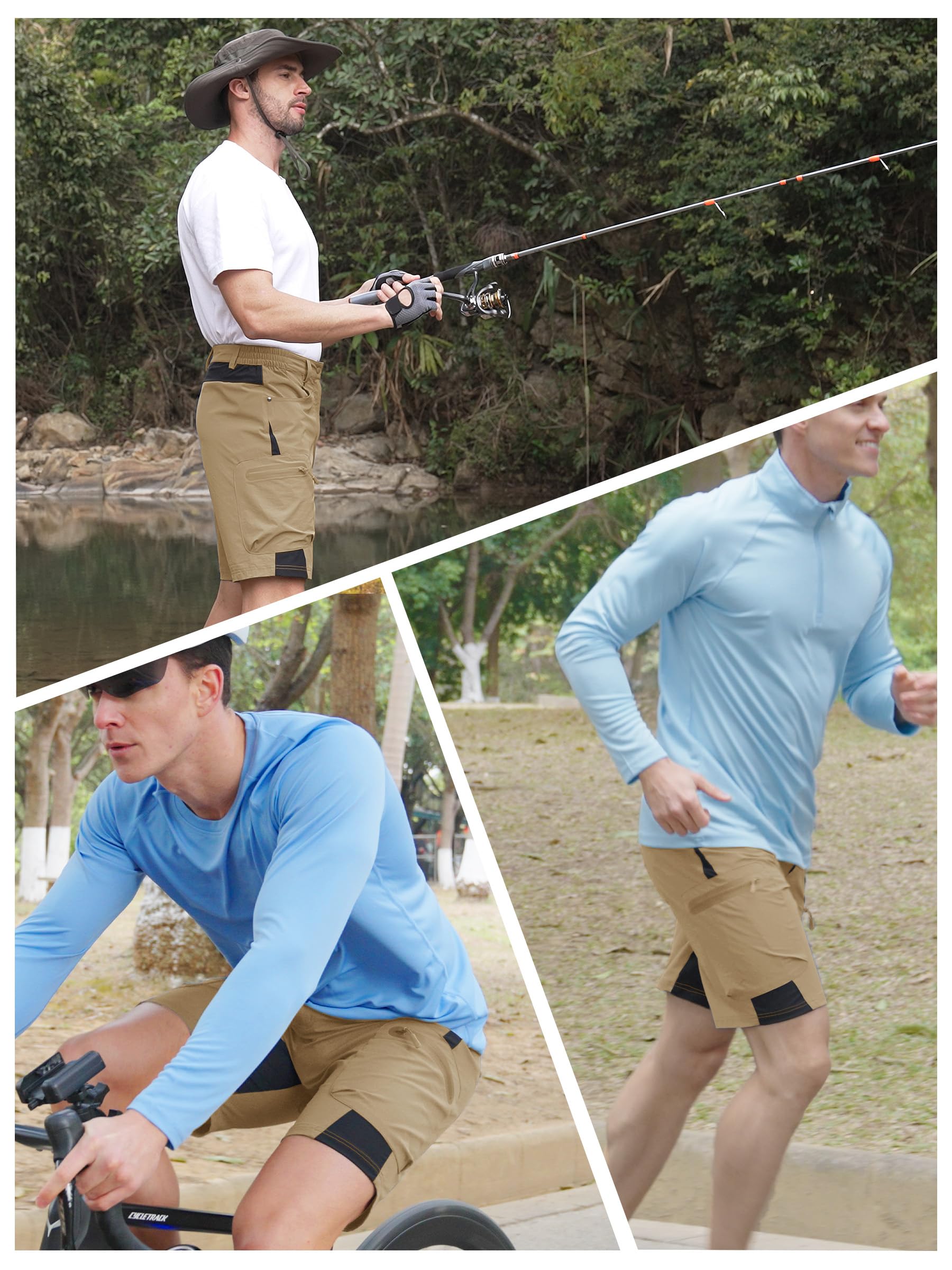 TACVASEN Men's 10