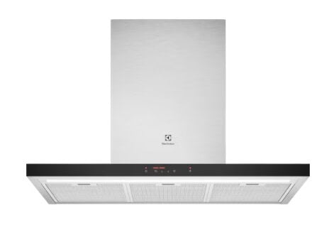 Electrolux ECT9750S 90cm UltimateTaste 500 Stainless Steel Chimney Cooker Hood & EIP8546 80cm Built-In Flexi Bridge Induction Hob - Powerful Kitchen Ventilation & Cooking Solution for Modern Homes