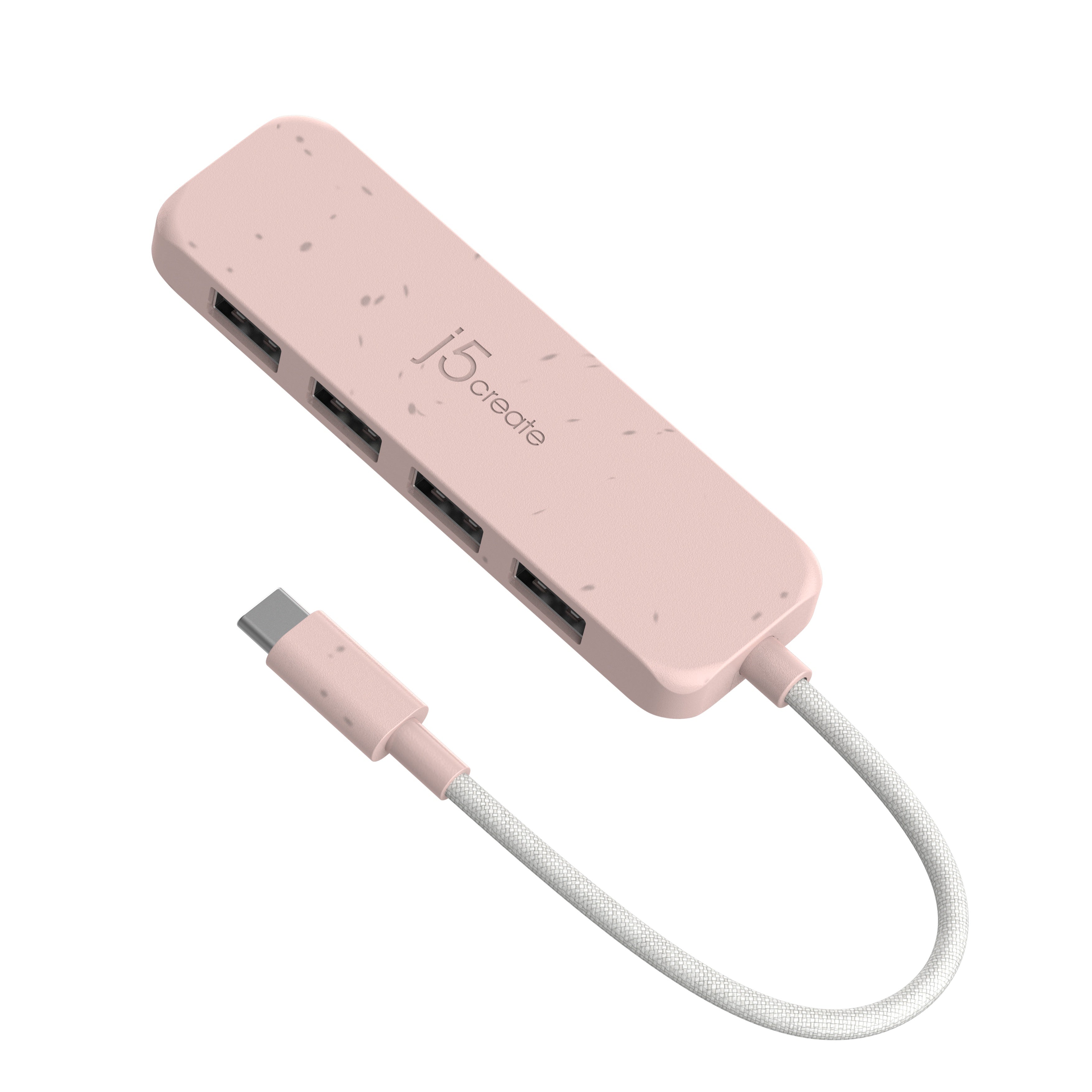 Eco-Friendly USB C to 4 Port USB 3.1 Gen 2 Hub - High Speed Data Transfer for Laptop, MacBook, PC - Perfect for Home Office, Gaming & Travel Accessories