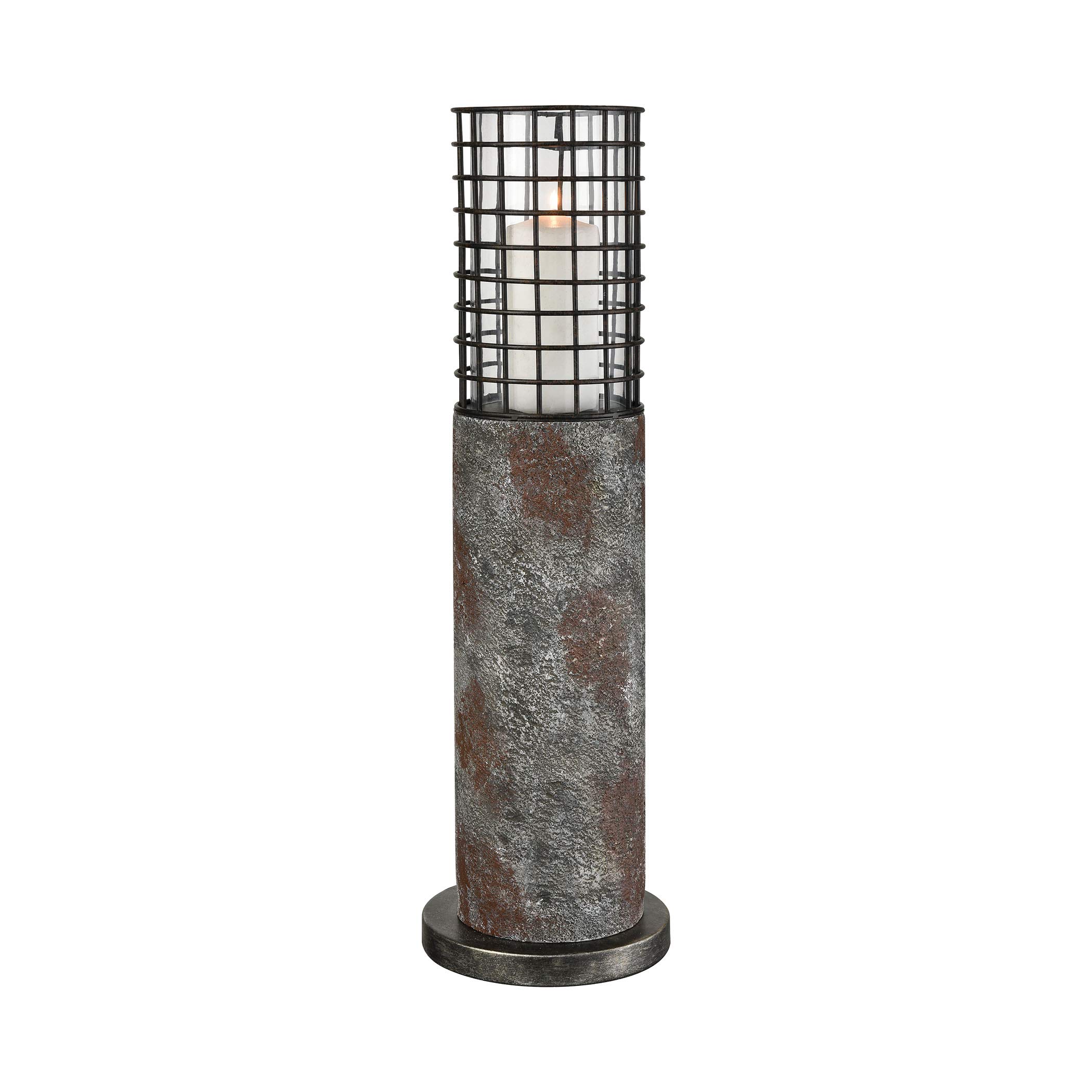 AR Lighting Gendarme Candle Holder - Elegant Vintage Style Metal Candle Stand for Home Decor, Wedding Centerpiece & Romantic Dinner Ambiance