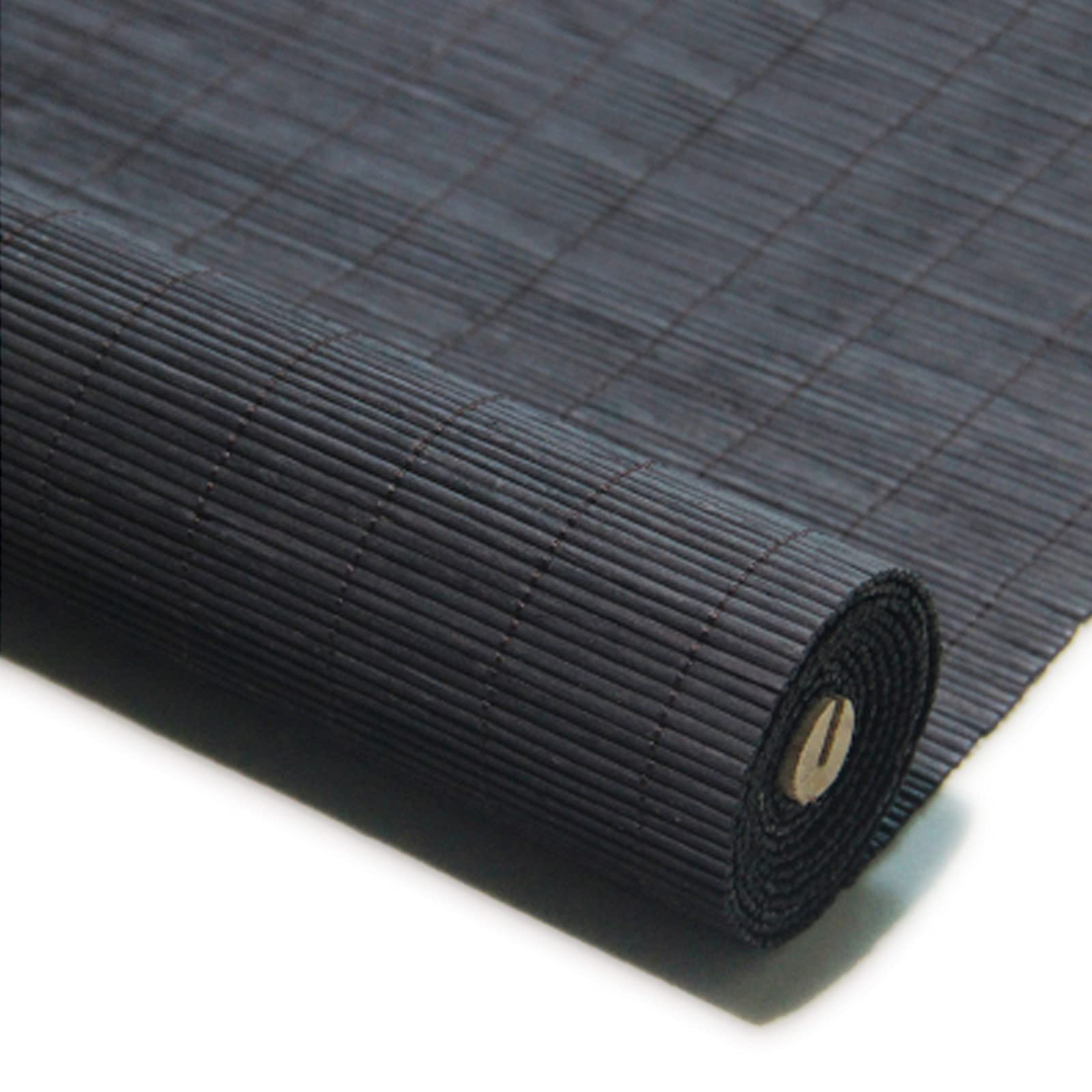 Black Sunshade Bamboo Roller Blinds - Privacy Protection & Light Filtering Window Shades for Home & Office | Breathable Roll-Up Design with Lifter | Wall or Ceiling Decoration for Restaurants, Tea Houses & Bars (150x180cm/59x71in) | Perfect for Patio, Living Room & Bedroom Window Treatments