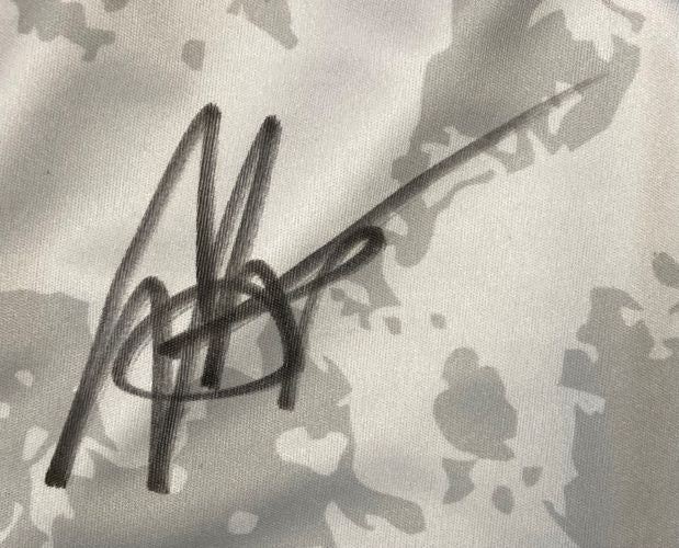 Anthony Pettis Autographed Gray MMA Fight Shorts - Authentic Signed Collectible for UFC Fans & Memorabilia Enthusiasts - Perfect for Display, Gifts, and Sports Decor