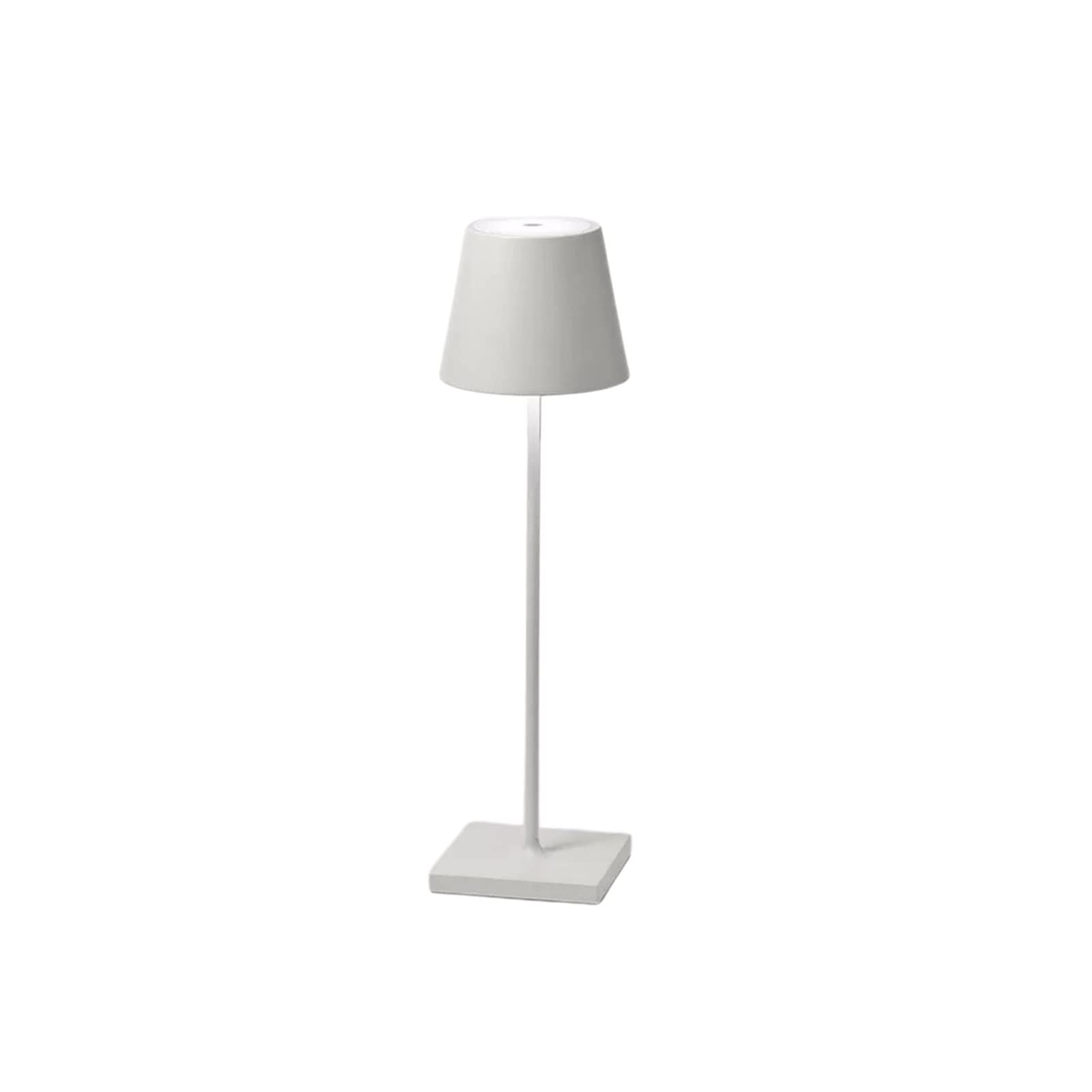 UNNS Rechargeable LED Table Lamp - Touch Dimming Bedside Lamp for Bedroom, Hotel, Restaurant & Office Desk - Modern Metal Nightstand Lamp for Home Decor (White) | Perfect for Reading, Working & Creating a Cozy Ambience