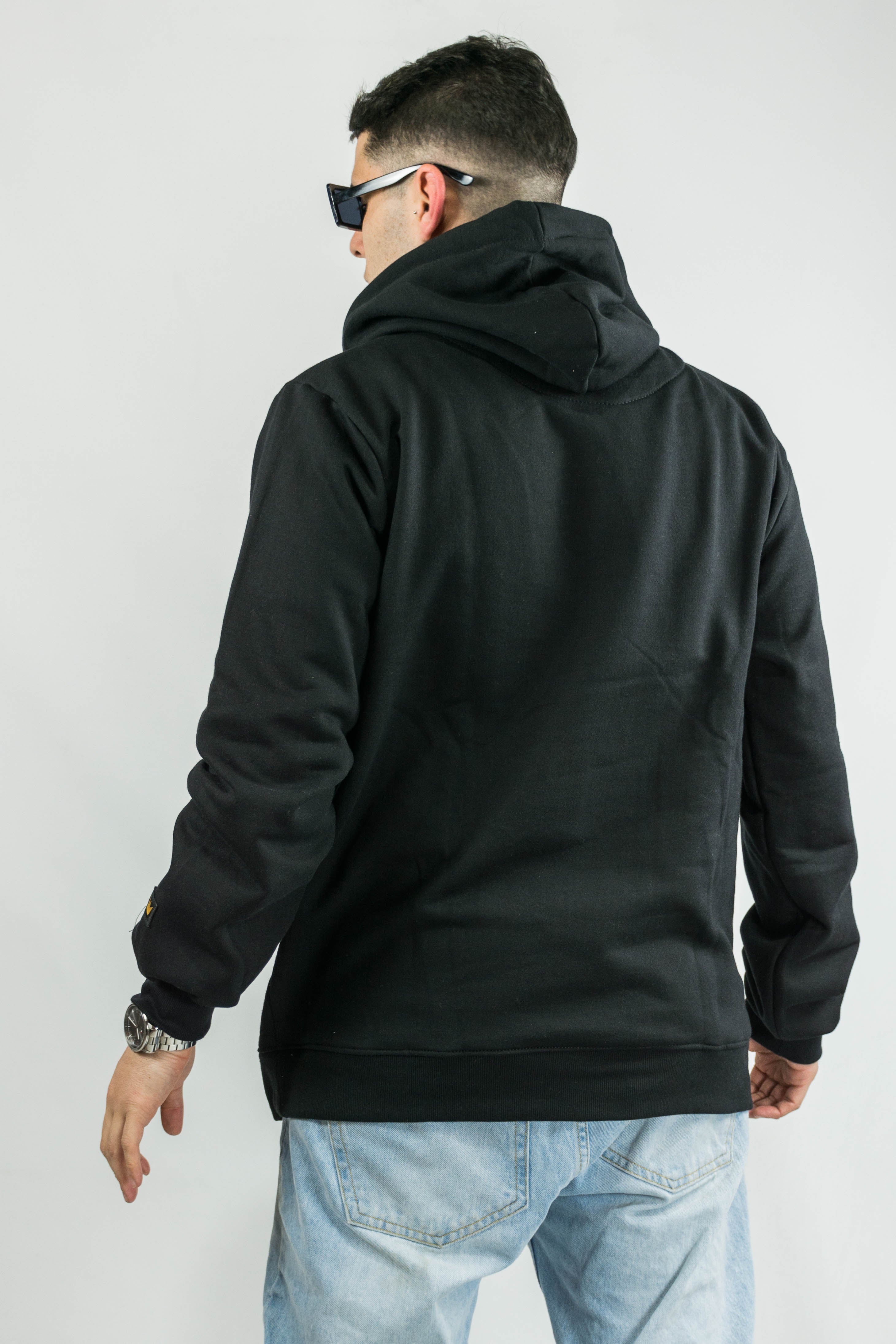 Kingpin R 339 Men's Hoodie - Black Cotton Pullover for Casual Wear & Street Style | Perfect for Everyday Outfits, Gym, and Outdoor Activities