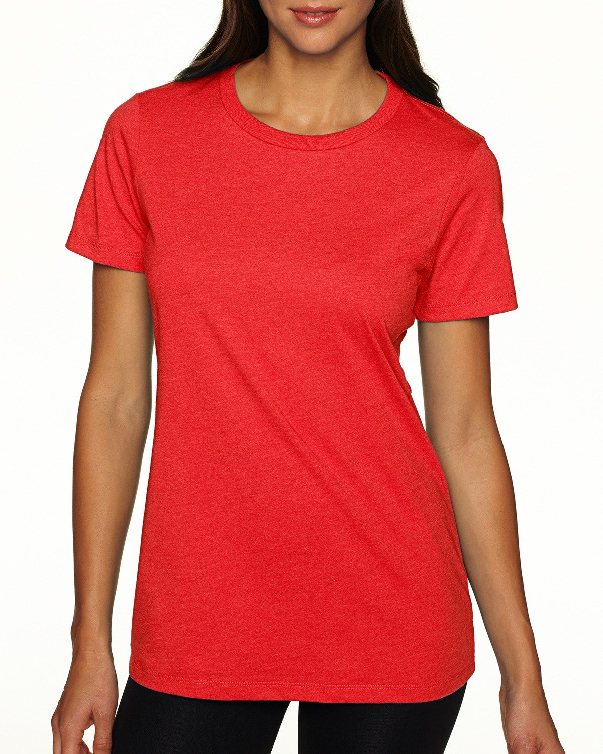 Next Level CVC Crew Neck T-Shirt - Red, Medium - Soft & Comfortable Cotton Blend for Casual Wear & Everyday Outfits