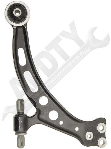 APDTY 631514 Front Lower Left Control Arm with Bushings - Replacement Suspension Part for Smooth Ride & Vehicle Stability - Perfect for Off-Roading, Daily Commuting & Rough Terrain Driving