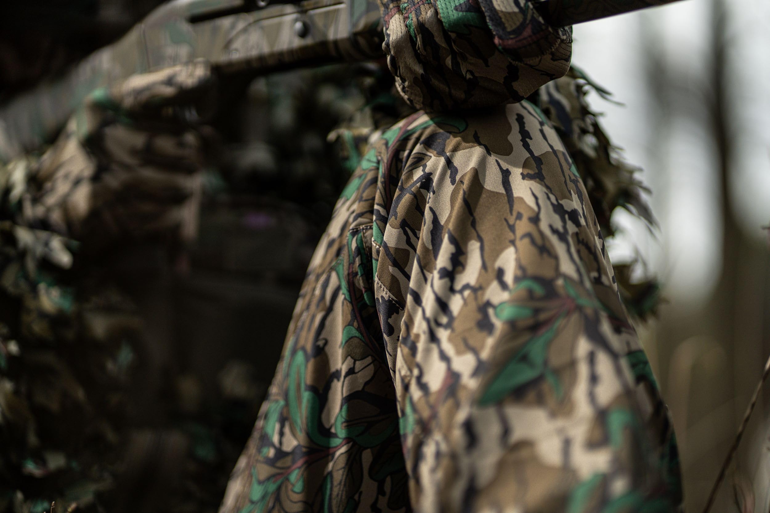Lightweight Turkey Hunting Pants for Men - Silent, Flexible Camo Pants with Comfortable Fit - Ideal for Outdoor Hunting, Tactical Training & Wilderness Adventures