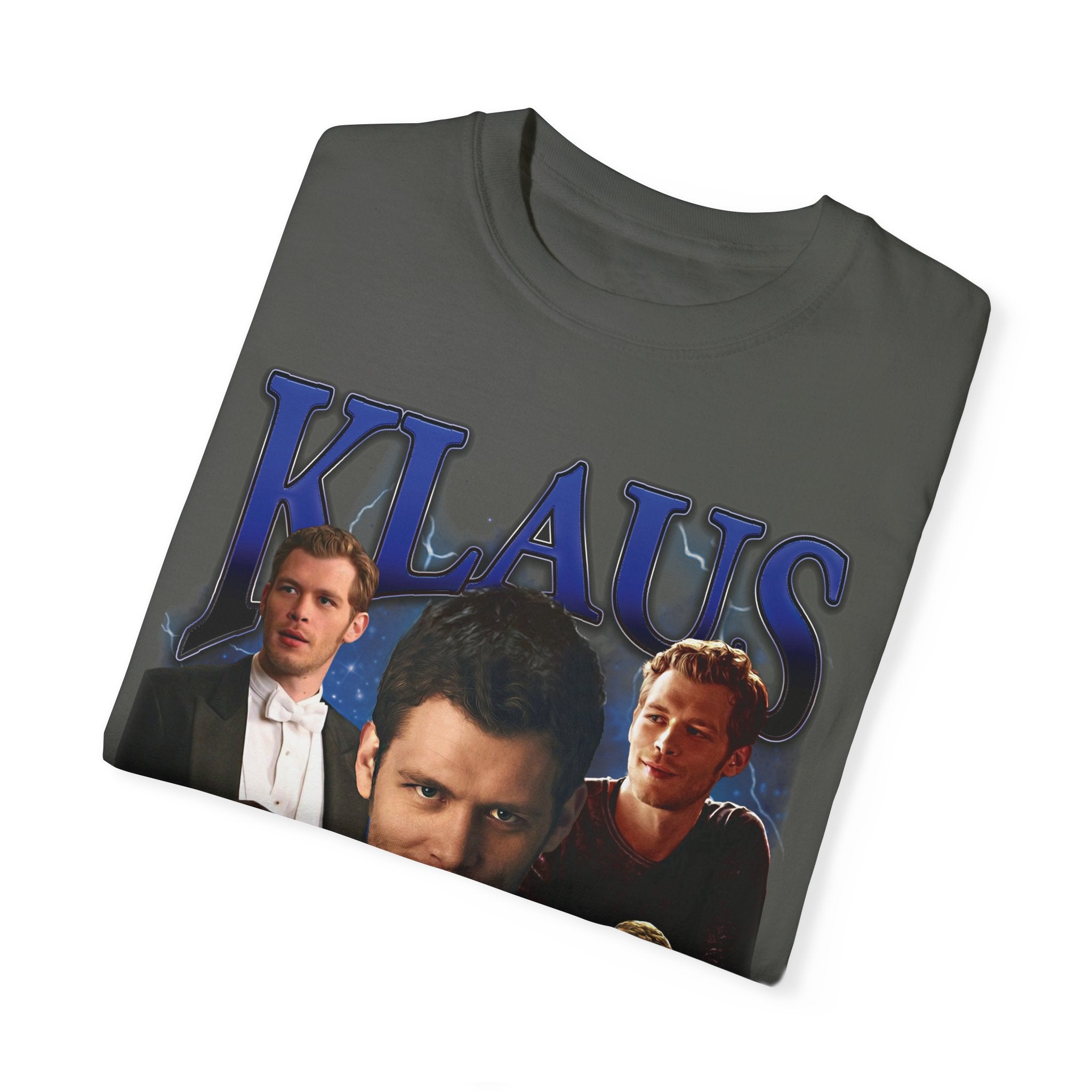 Klaus Mikaelsson Vintage 90s T-Shirt - Retro Graphic Tee for Men & Women - Perfect for Casual Wear, Concerts & 90s Theme Parties