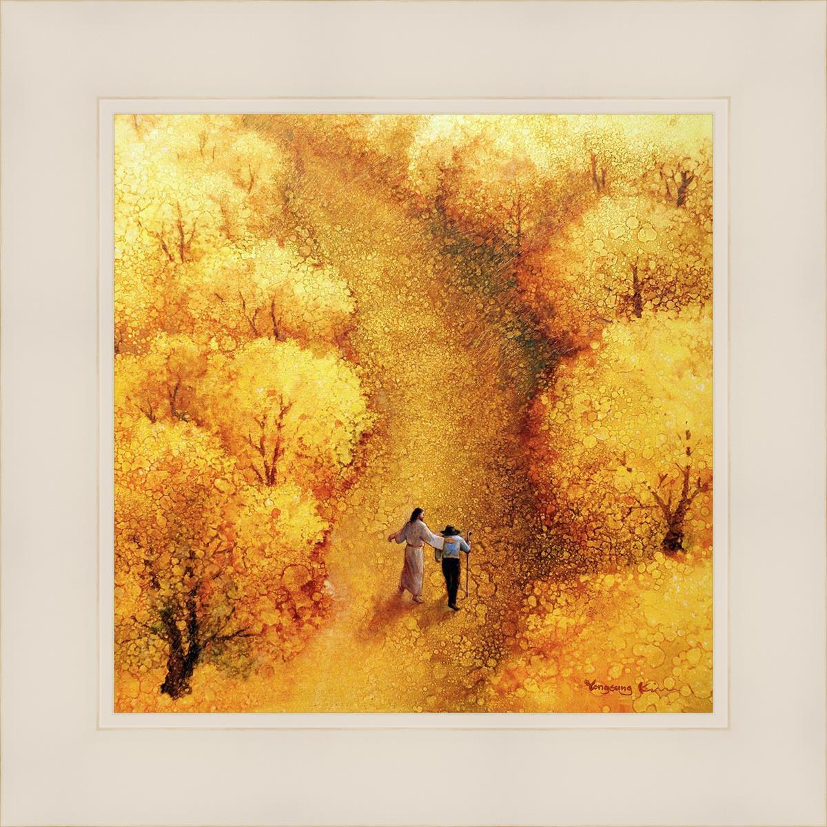 By Your Side - Heartwarming Art Print by Yongsung Kim | Christian Home Decor, Wall Art for Living Room & Bedroom | Perfect Gift for Weddings, Anniversaries & Housewarming