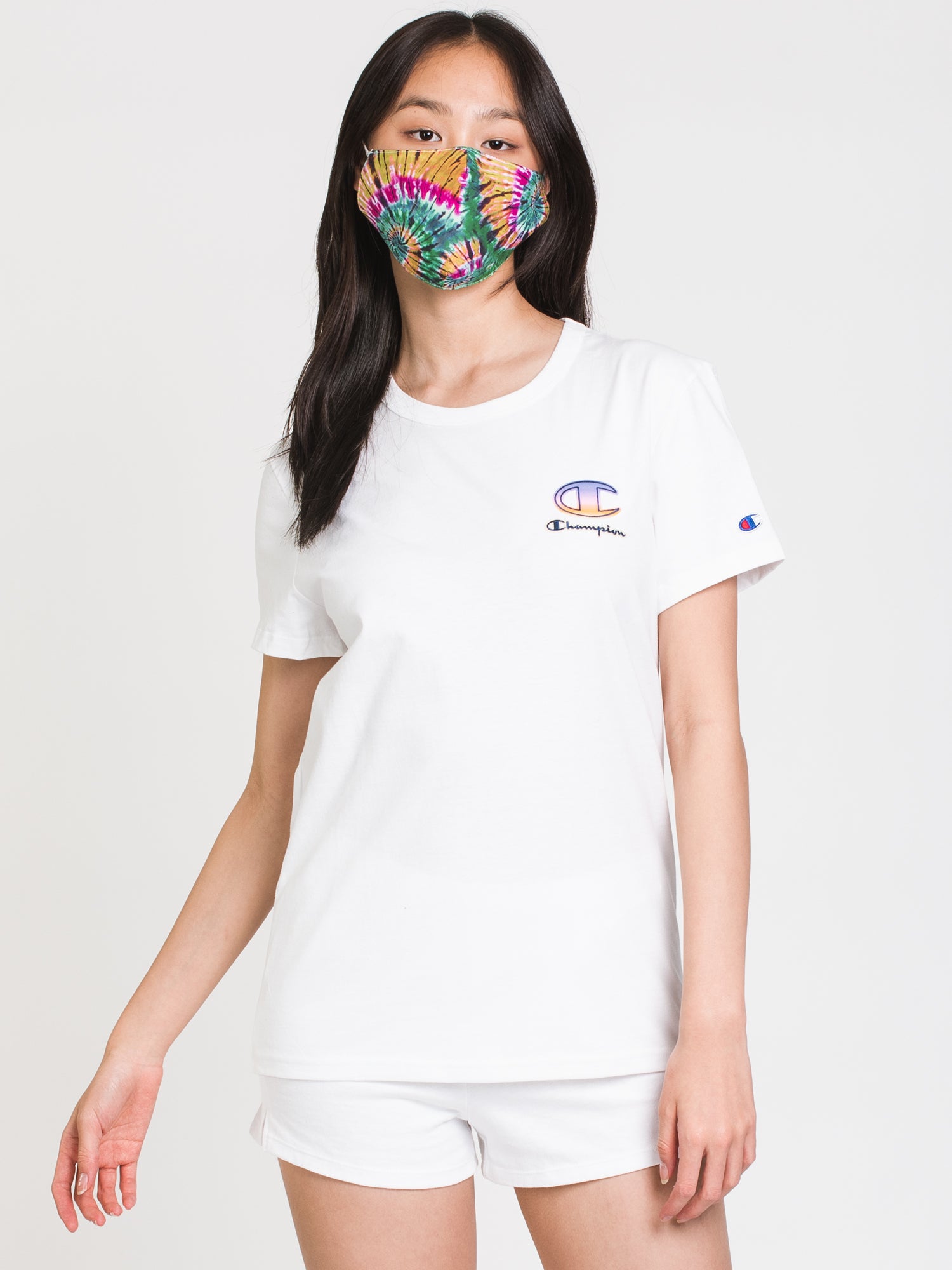 Champion Boyfriend Graphic T-Shirt for Women - Soft Cotton Oversized Tee - Casual Streetwear Style - Perfect for Everyday Wear, Lounge & Outfits