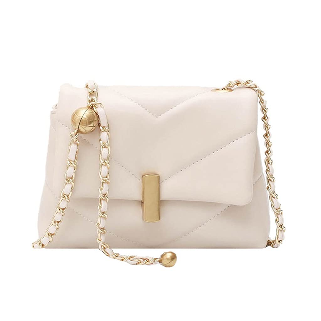 Sweet Lady Bag - Fashion Small Fragrant Golden Ball Chain Messenger Crossbody Purse for Women | Perfect for Dating, Parties & Daily Use