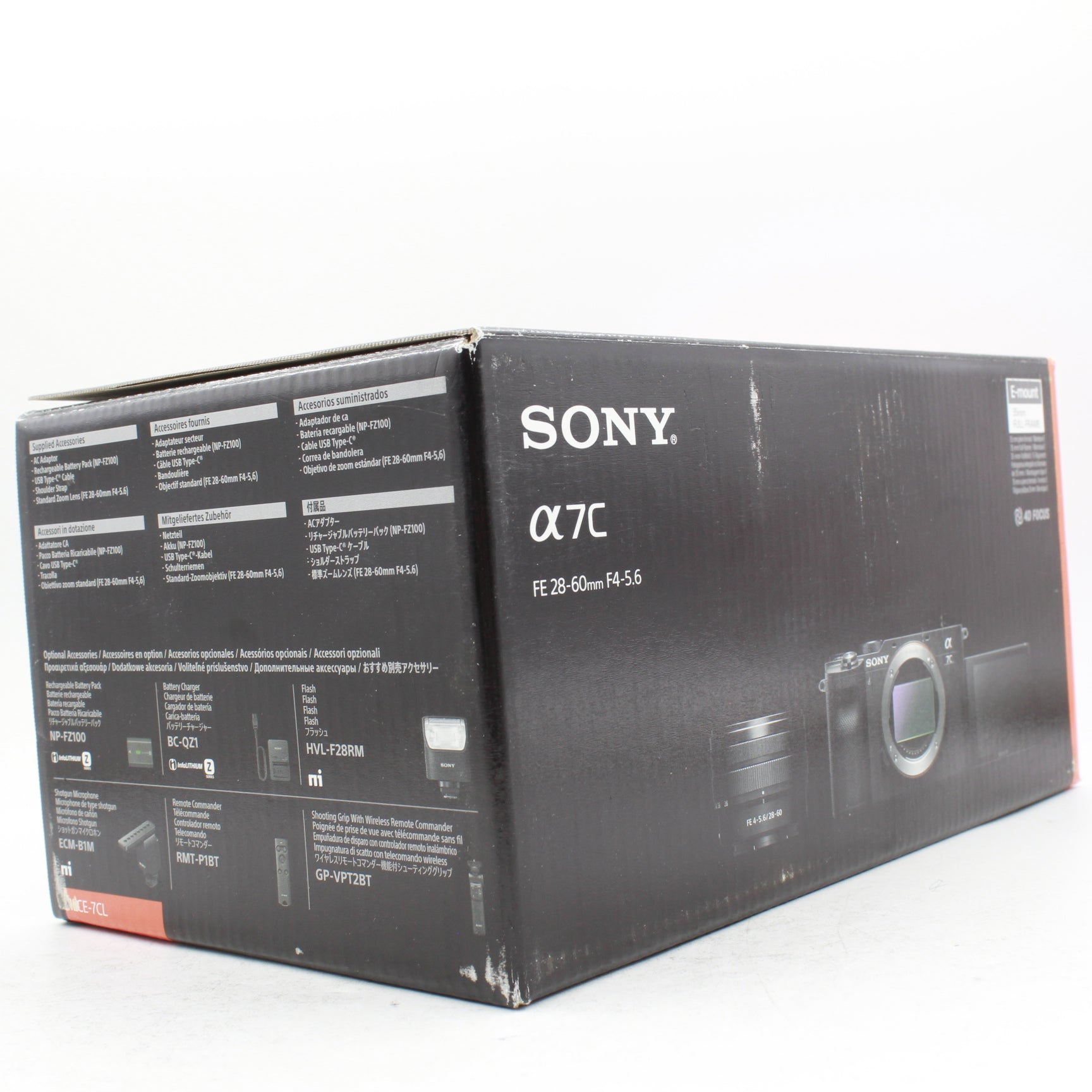 Open Box Sony Alpha a7C Mirrorless Digital Camera with FE 28-60mm f/4-5.6 Lens (Silver) - Compact Full-Frame Camera for Travel, Vlogging & Street Photography