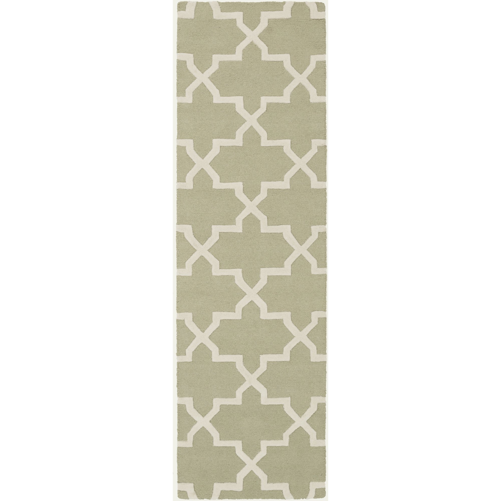 Artistic Weavers Hand Tufted Wool Area Rug 5'x8' Sage Green - Soft & Durable Living Room, Bedroom, or Office Rug for Home Decor
