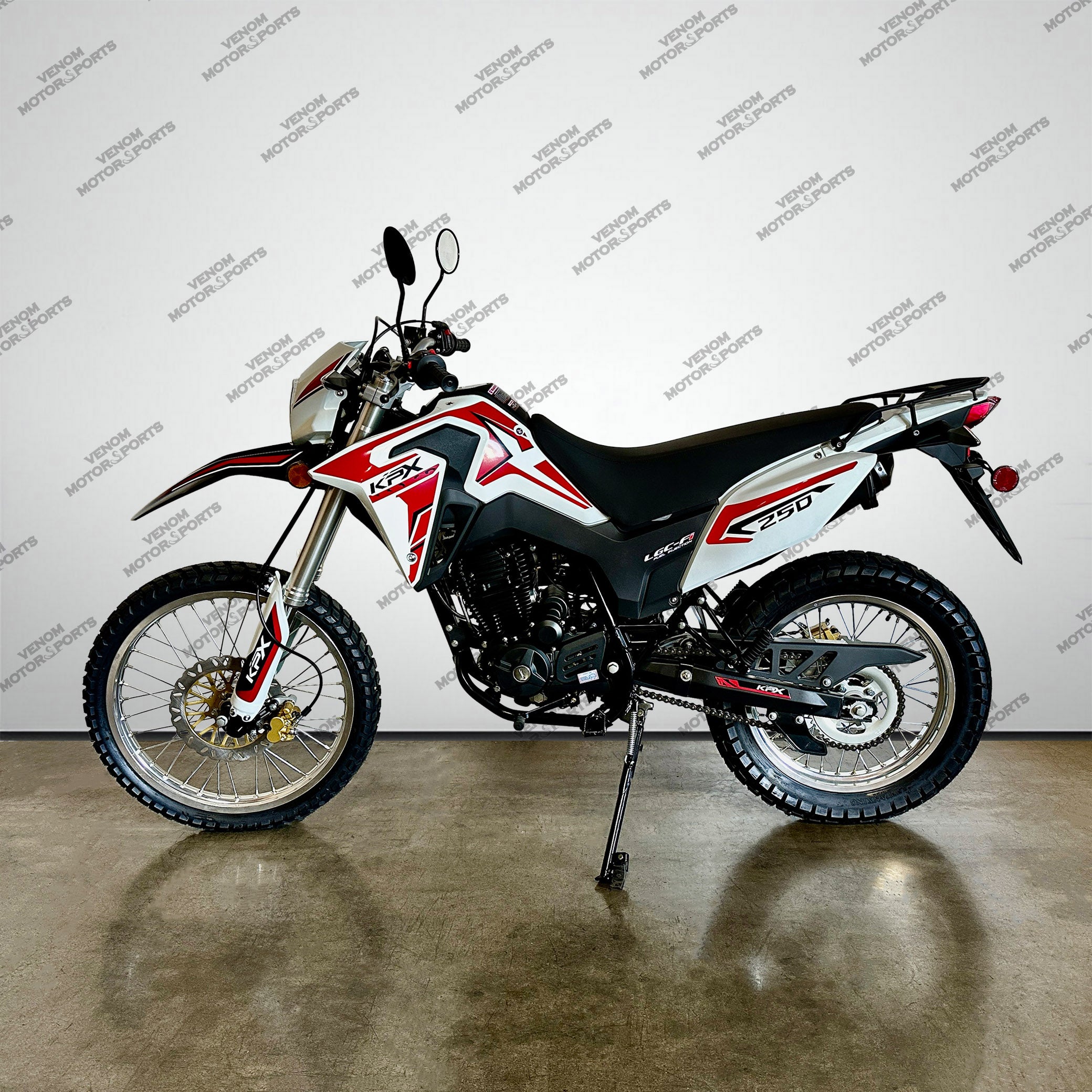 Lifan KPX 250 250cc Dual Sport Motorcycle - Fuel Injected, 6-Speed Transmission for Off-Road Adventure & Commuting