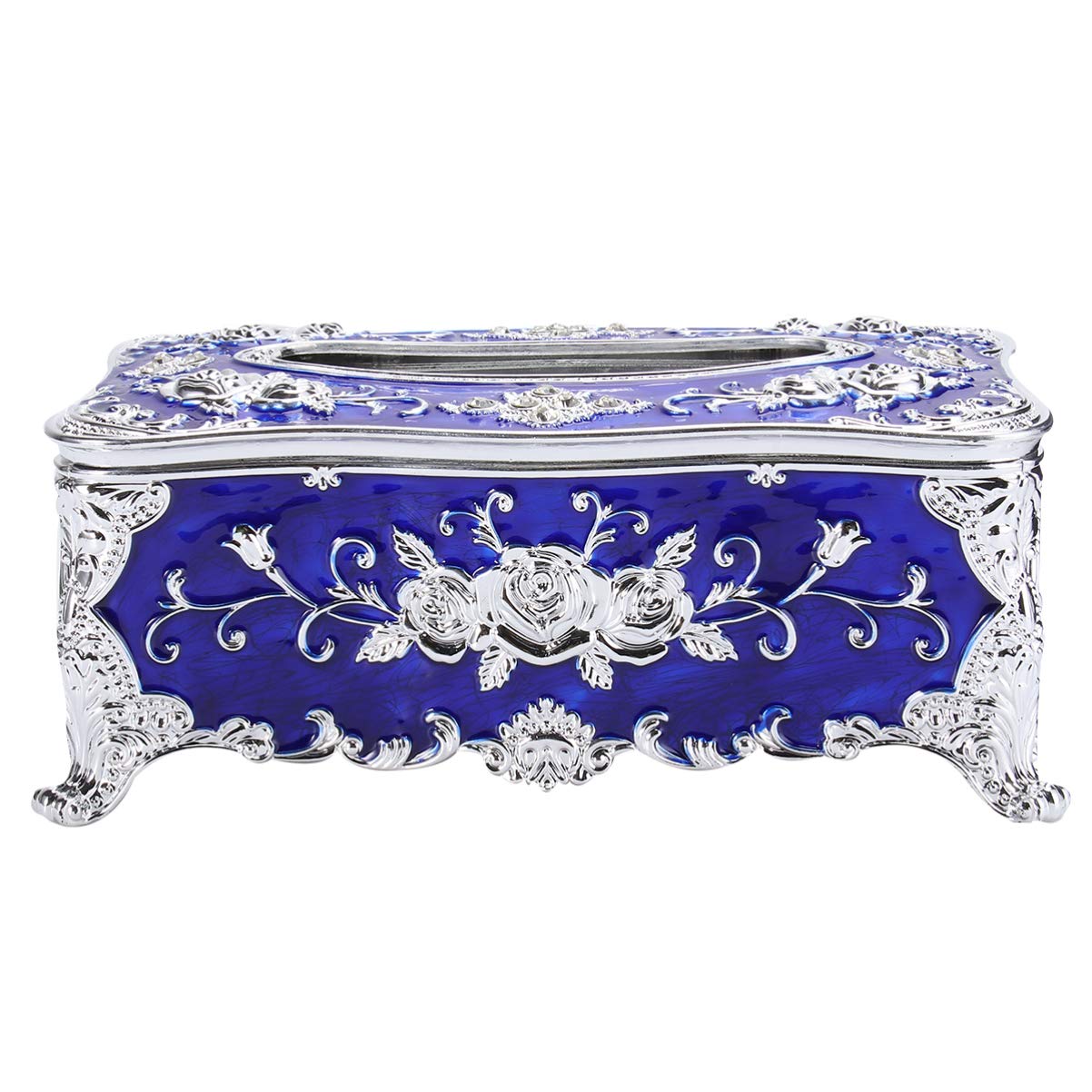 Elegant Acrylic Tissue Box Holder - Vintage European Style Car & Bathroom Napkin Dispenser for Paper Tissues - Perfect for Home, Office, and Vehicle Use