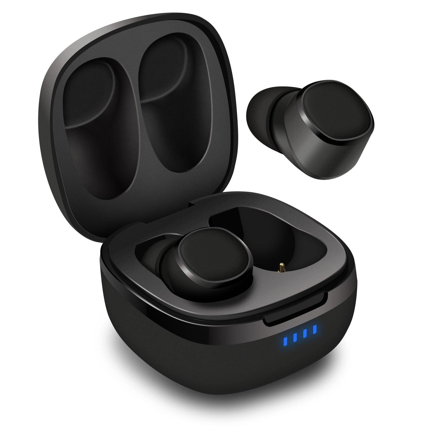August EP800 Bluetooth Wireless Earbuds with Mic, IPX6 Waterproof, DSP Noise Cancelling - Perfect for Gym, Running & Commuting