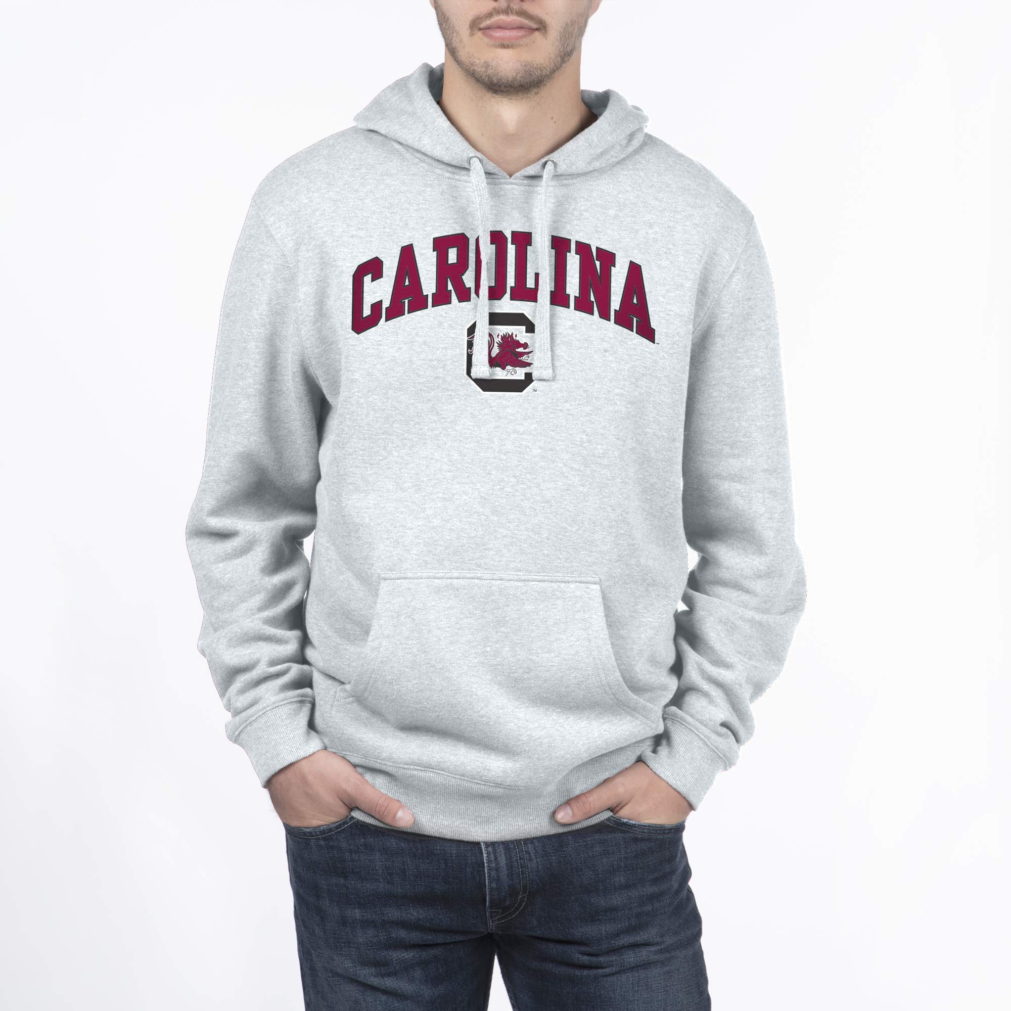 Elite Fan Shop Men's Arch Hoodie Sweatshirt - Premium Cotton Pullover with Front Pocket for Casual Wear, Gym & Outdoor Activities