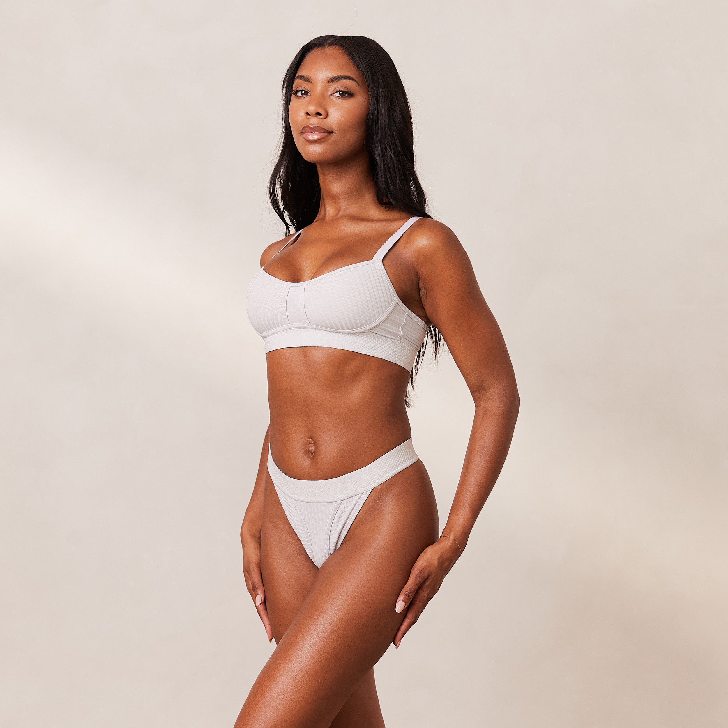 Bare Bra Grey - Seamless Comfort Wireless Bralette for Women - Perfect for Yoga, Lounge & Everyday Wear