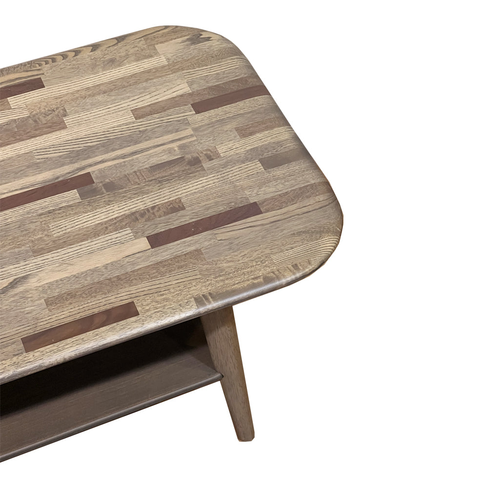 Stylish Modern Mixwood Coffee Table for Living Room - Rustic & Contemporary Design - Perfect for Home Decor, Lounge, and Entertainment Areas