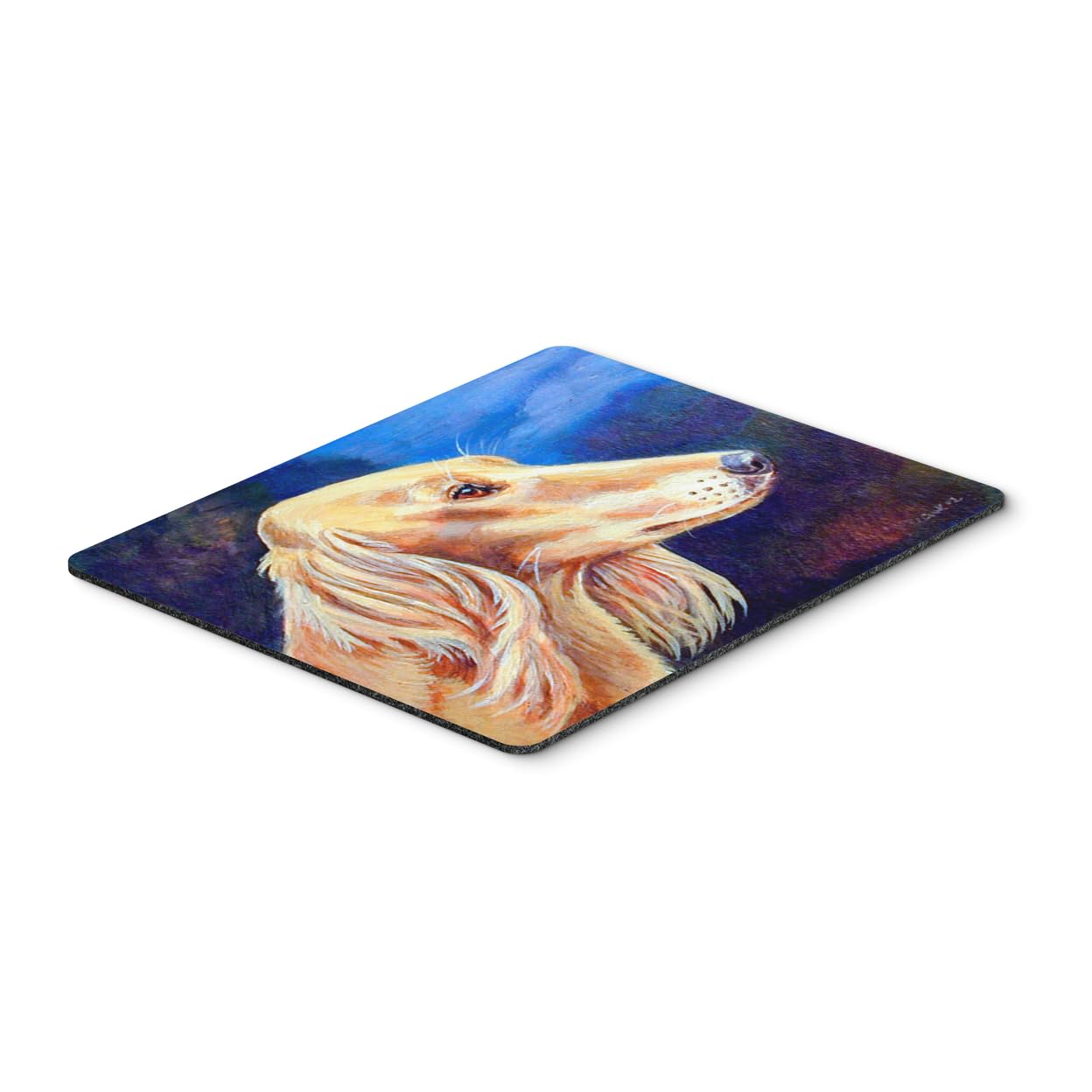 Caroline's Treasures 7124MP Washable Large Saluki Mouse Pad - Non-Slip Desk Mat for Home Office, Gaming & Computer Work | Heat-Resistant Hot Pad & Trivet for Kitchen Use