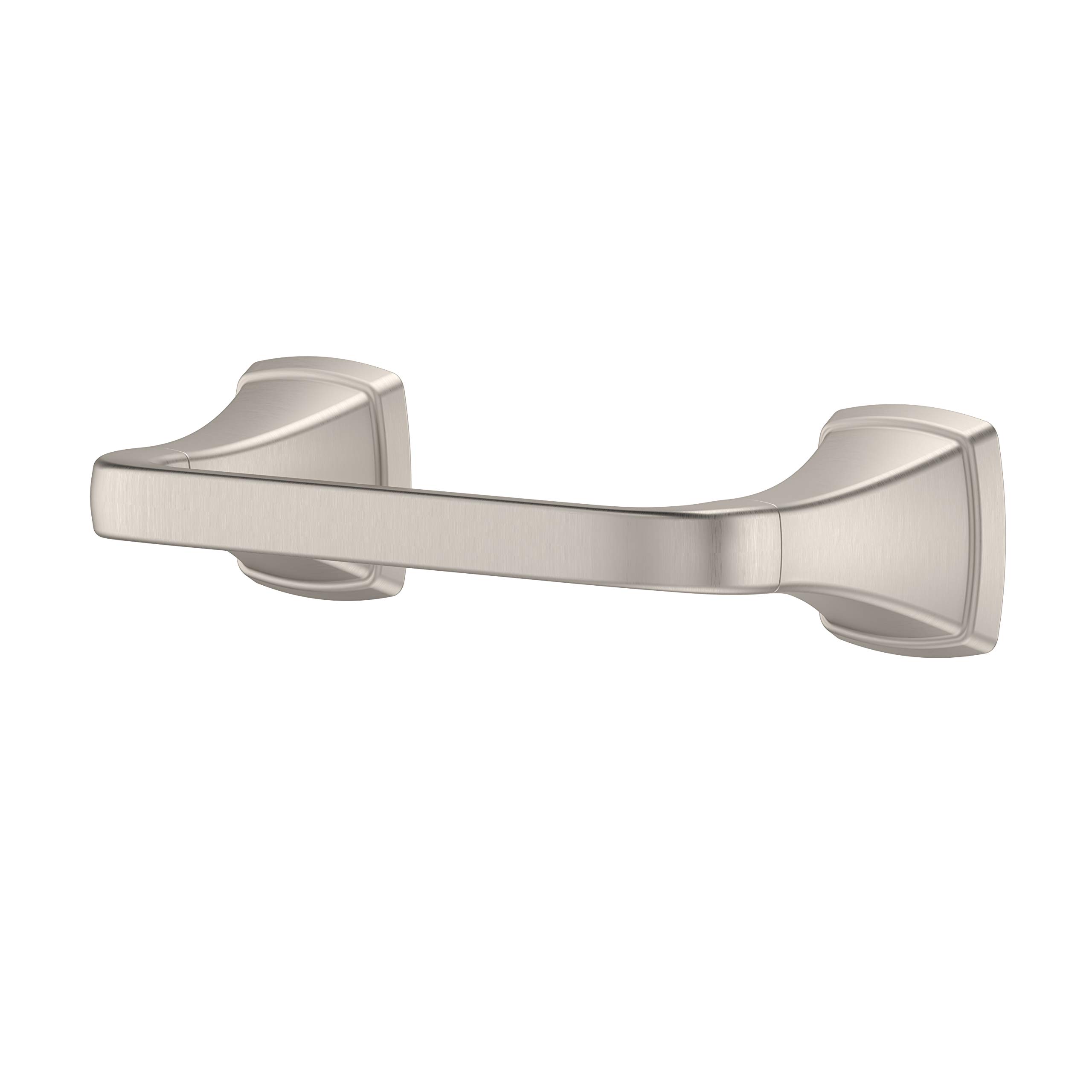 Pfister Bronson Wall-Mounted Toilet Paper Holder - Brushed Nickel Finish Bathroom Tissue Holder with Screw-In Installation (Model BPHBS1K) - Perfect for Modern Bathrooms, Powder Rooms & Guest Baths
