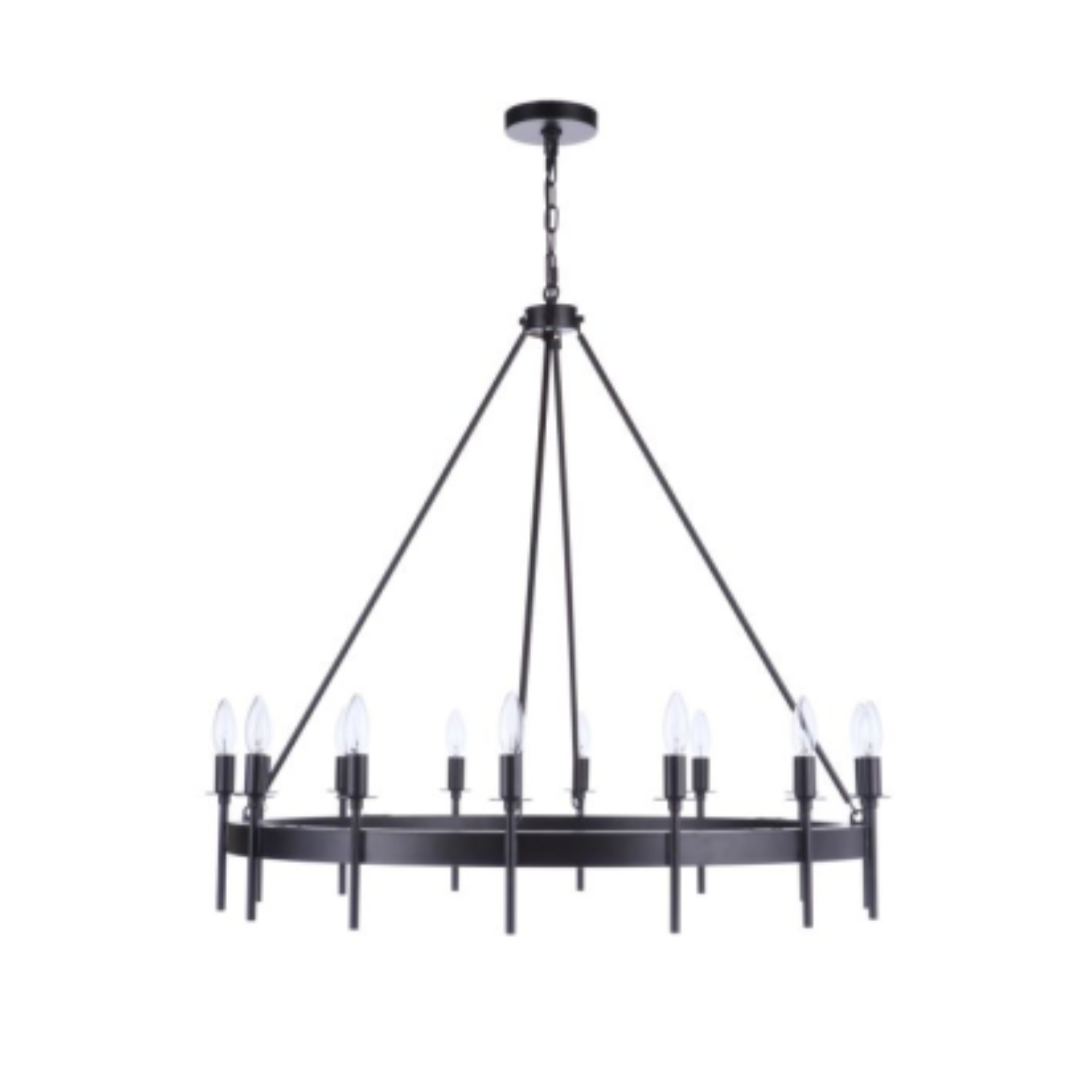 Craftmade Larrson 14-Light Chandelier in Satin Brass - Elegant Dining Room & Foyer Lighting Fixture for Modern Homes