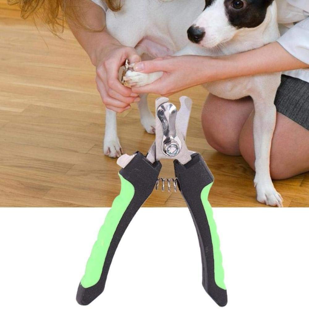 Professional Stainless Steel Pet Nail Clippers for Dogs & Cats - 2-Piece Grooming Kit with Safety Buckle | Perfect for At-Home Pet Grooming & Nail Trimming