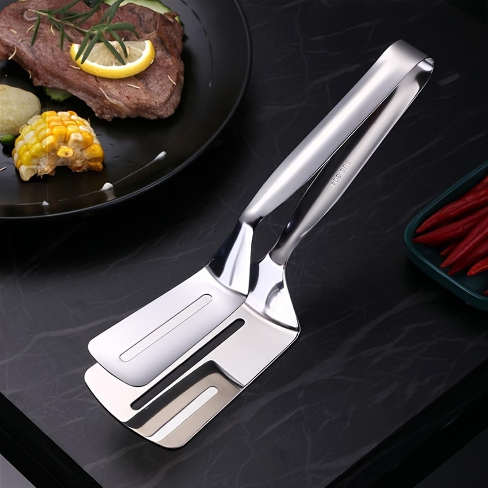 Professional Stainless Steel Hair Removal & Food Tweezers Set - BBQ, Baking, Cooking, Frying Utensil for Bread, Fish, and More - Perfect for Kitchen, Salon, and Beauty Use