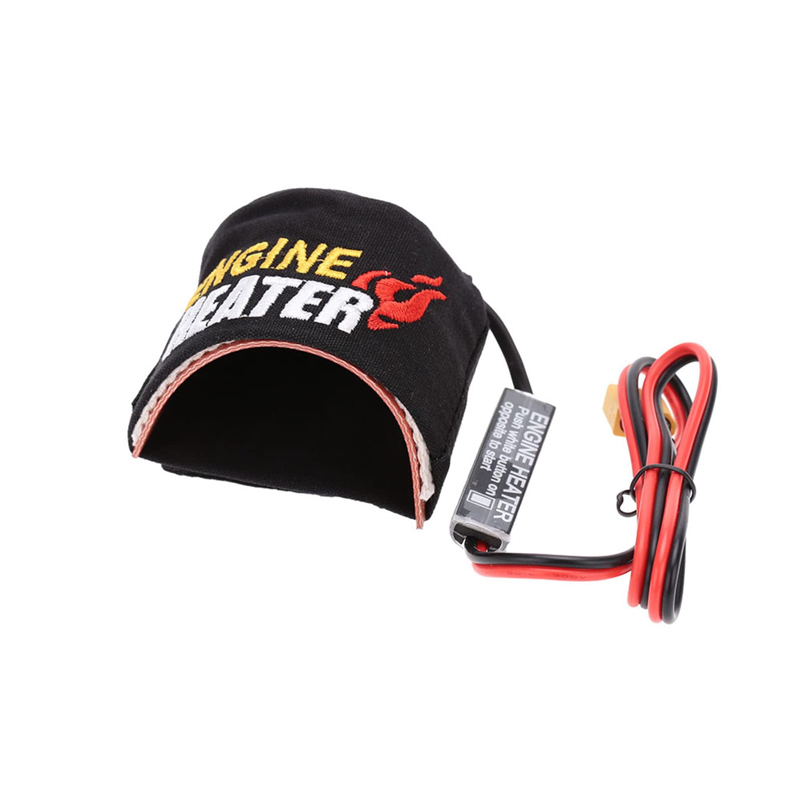 HUIOP RC Engine Heater for 1/5 1/8 1/10 Scale Nitro RC Cars, Airplanes & Helicopters (Fits 19-26 Size Engines) - Winter Preheating Solution for Cold Weather RC Racing & Flying