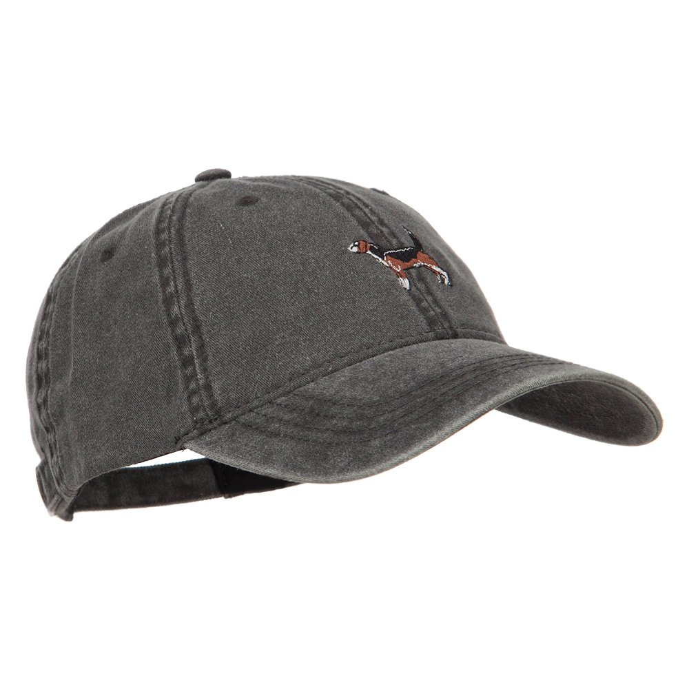 Beagle Embroidered Washed Cap - Adjustable Dad Hat for Dog Lovers - Perfect for Outdoor Activities, Hiking & Casual Wear | e4Hats.com