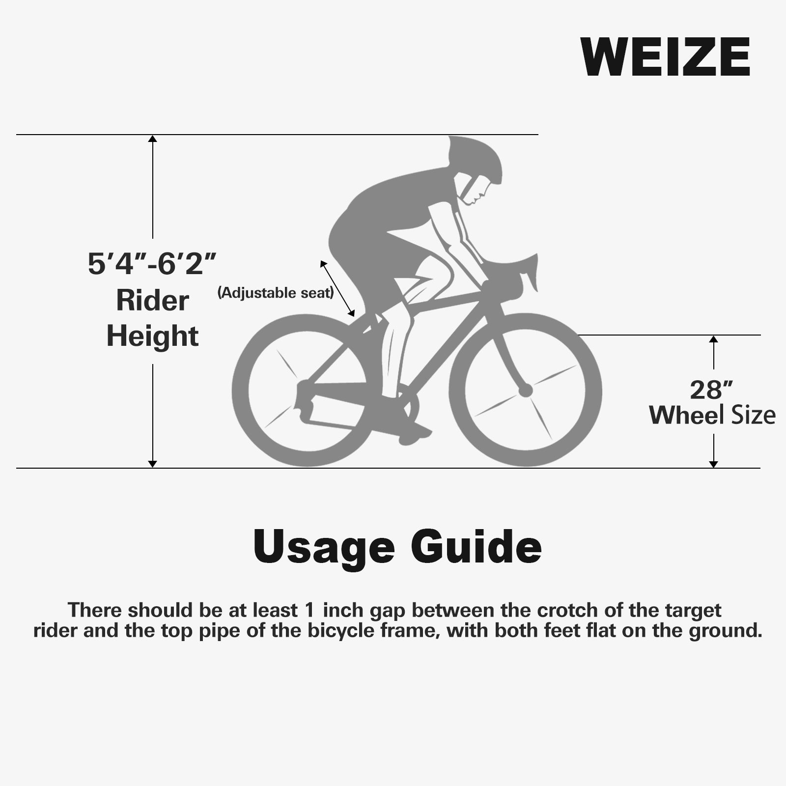 WEIZE 700C Road Bike - Shimano 14 Speed Commuter Bicycle with Drop Bar & Caliper Brakes - High Carbon Steel Hybrid Bike for Men & Women - Perfect for Urban Commuting, Fitness Riding & Weekend Adventures (Black)