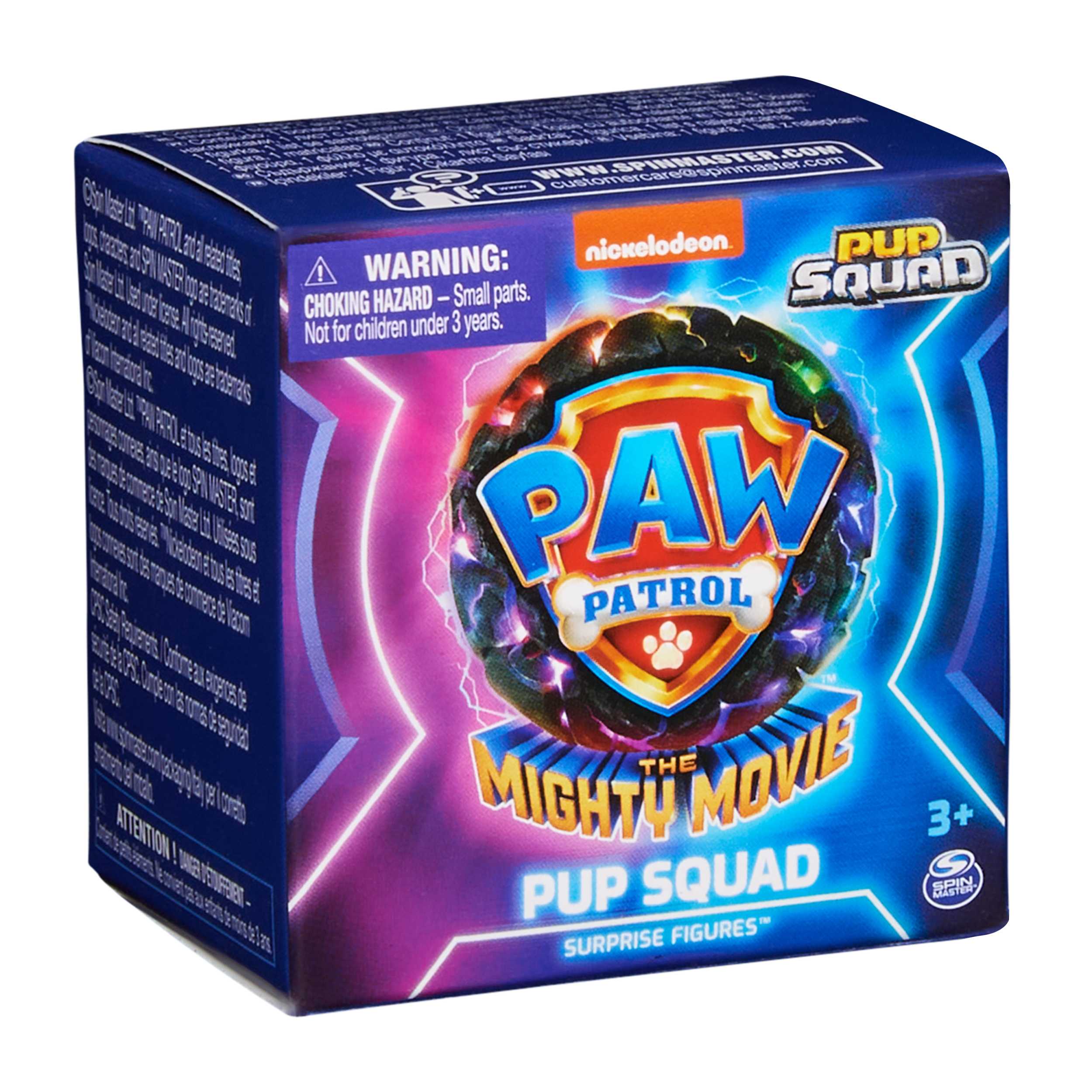 PAW PATROL The Mighty Movie Pup Squad Surprise Action Figures - 6-Pack Assortment with Mystery Collectible Toys for Kids Birthday Gifts & Playtime Adventures