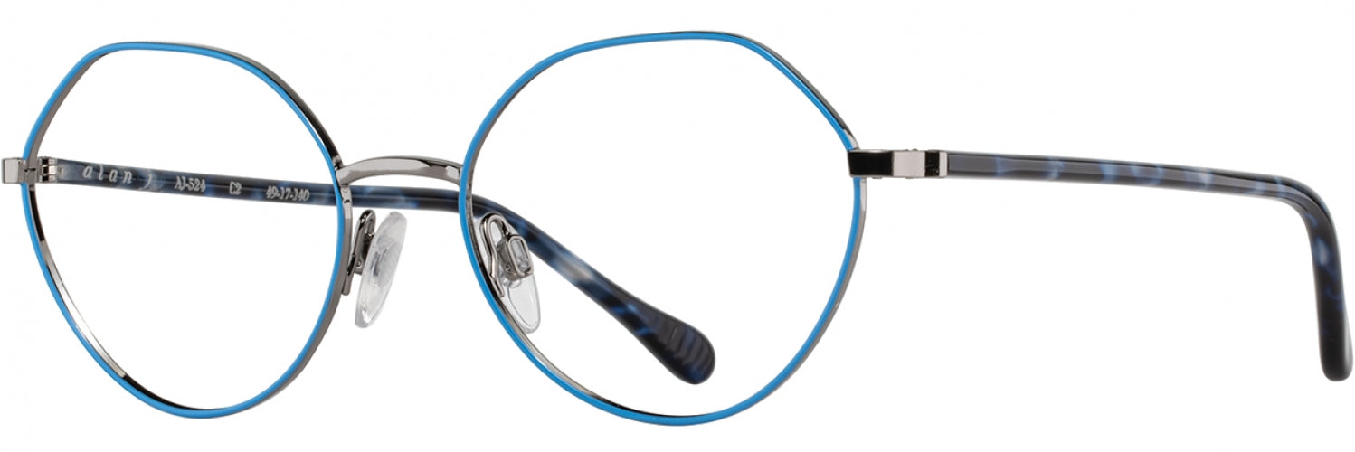Alan J AJ524 Eyeglasses - Stylish & Lightweight Glasses for Men & Women | Perfect for Reading, Driving & Everyday Use