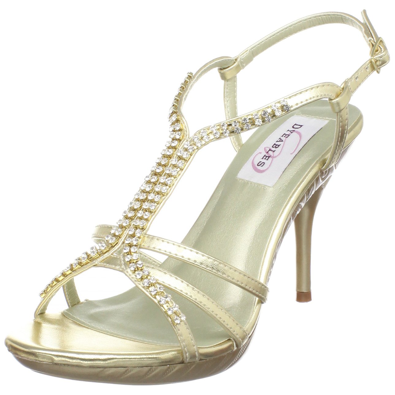 Dyeable Women's Ava Platform Sandals - Comfortable High Heel Summer Shoes for Weddings, Parties & Beach Vacations