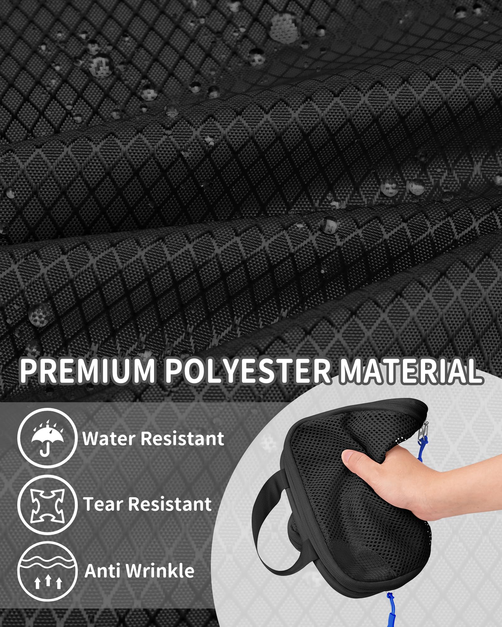 8-Piece Compression Packing Cubes Set - Expandable Suitcase & Luggage Organizer Bags for Travel - Black | Perfect for Business Trips, Vacations & Weekend Getaways