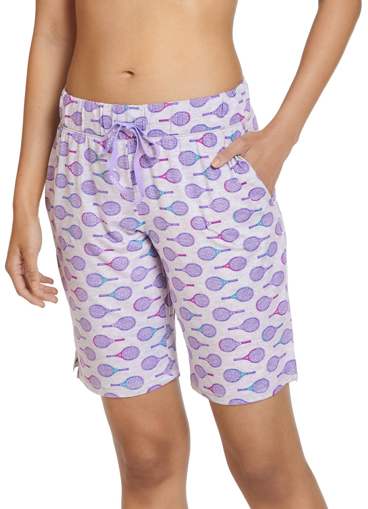 Jockey Women's Sleepwear - Soft Cotton Bermuda Shorts for Nightwear & Lounge Wear | Comfortable Sleep Shorts for Women | Perfect for Bedtime, Relaxing at Home & Summer Nights