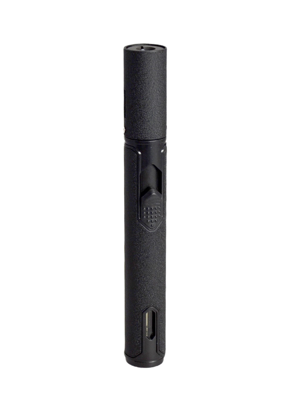 Visol Molokini Single Jet Torch Flame Cigar Lighter - Matte Black Windproof Butane Lighter for Cigars, Cigarettes & Outdoor Use - Perfect for Smoking, Camping & BBQ Accessories