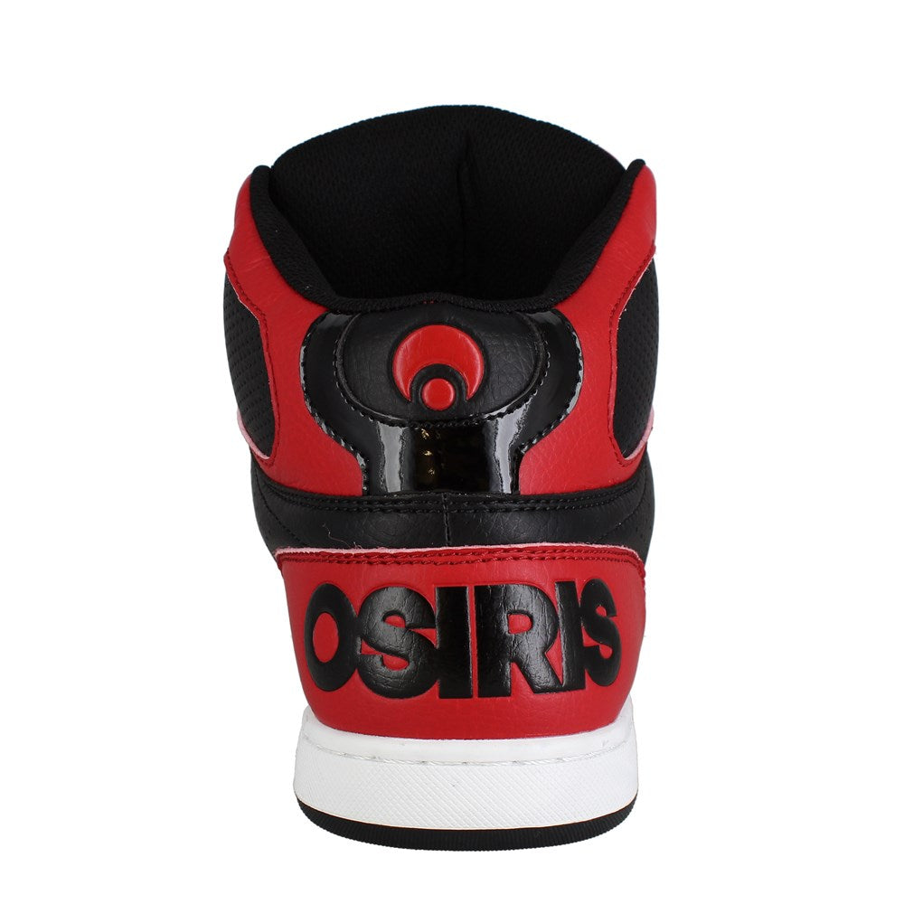 Osiris NYC 83 CLK Skate Shoes for Men - Red/Black/Black Colorway - High-Performance Sneakers for Skateboarding & Streetwear Fashion