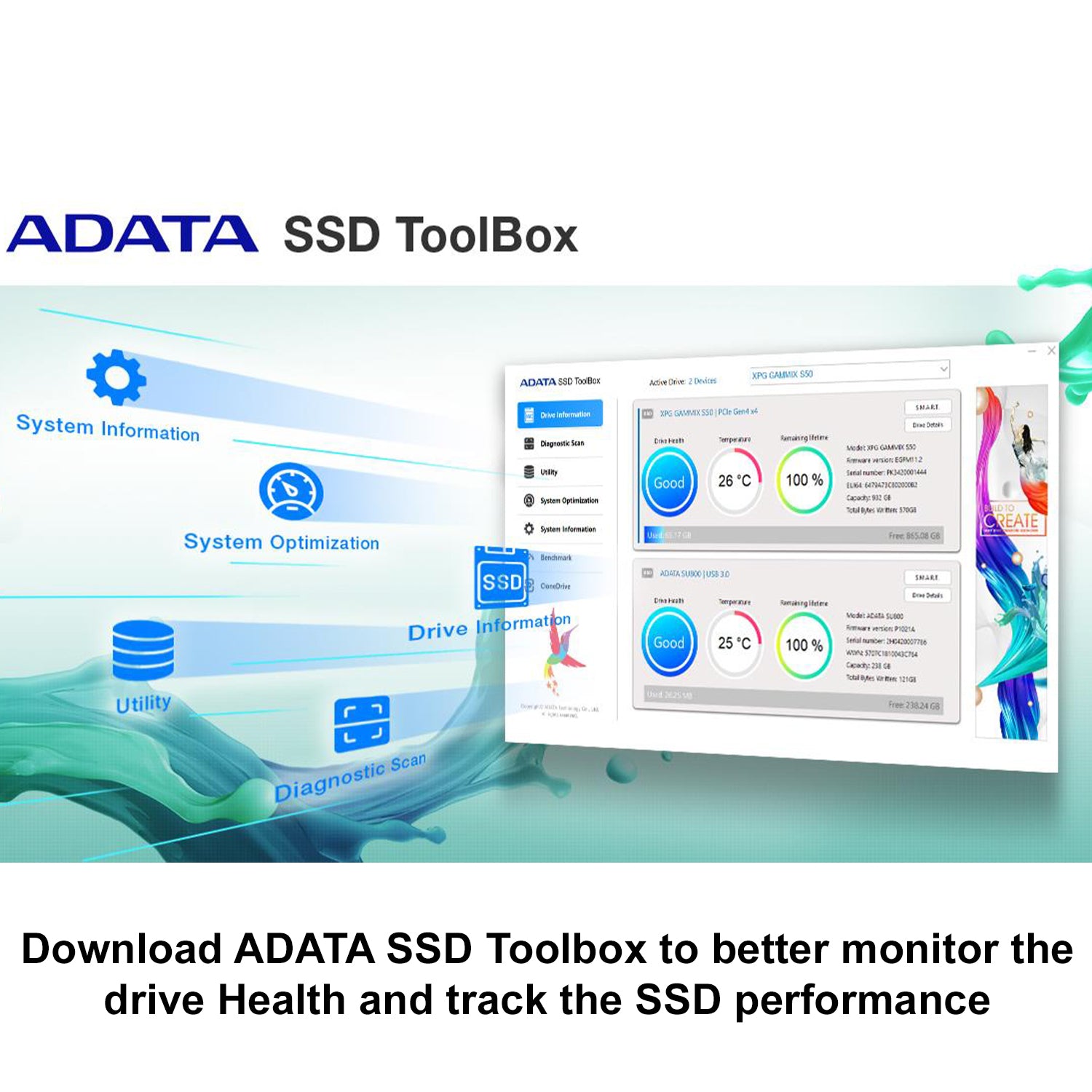 ADATA 1TB SSD Legend 960 NVMe PCIe Gen4 x4 M.2 2280 Internal Gaming Solid State Drive - 7400MB/s Read Speed, 3D NAND Flash, High Endurance for PS5, PC, Laptop & Workstation - Perfect for Gaming, Video Editing & Data Storage
