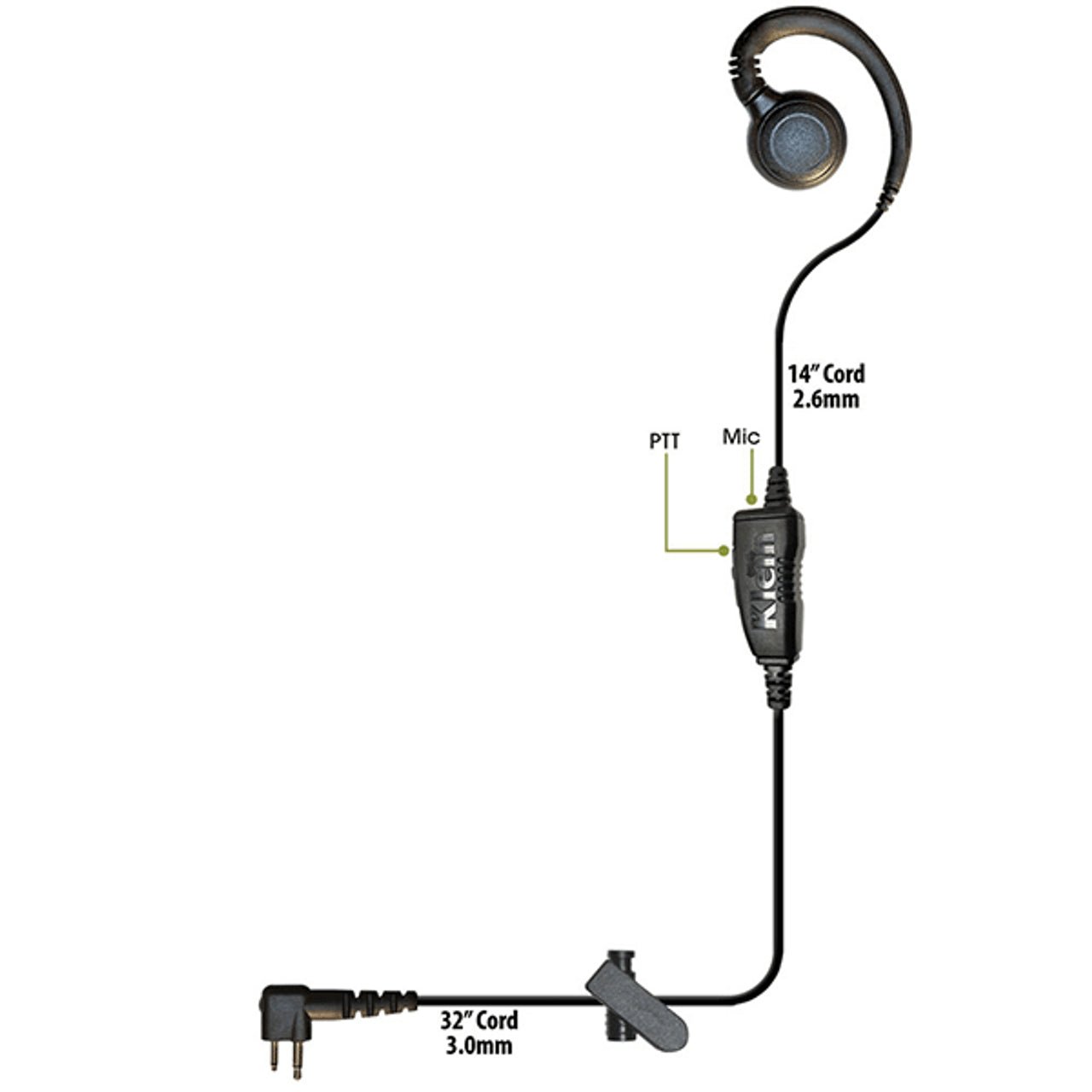 Original Title: CURL 1 Wire Earpiece Kit fits Motorola 2 Pin   Optimized Title: CURL 1 Wire Earpiece Kit for Motorola 2 Pin Radios - Secure & Clear Communication for Security, Retail & Event Staff