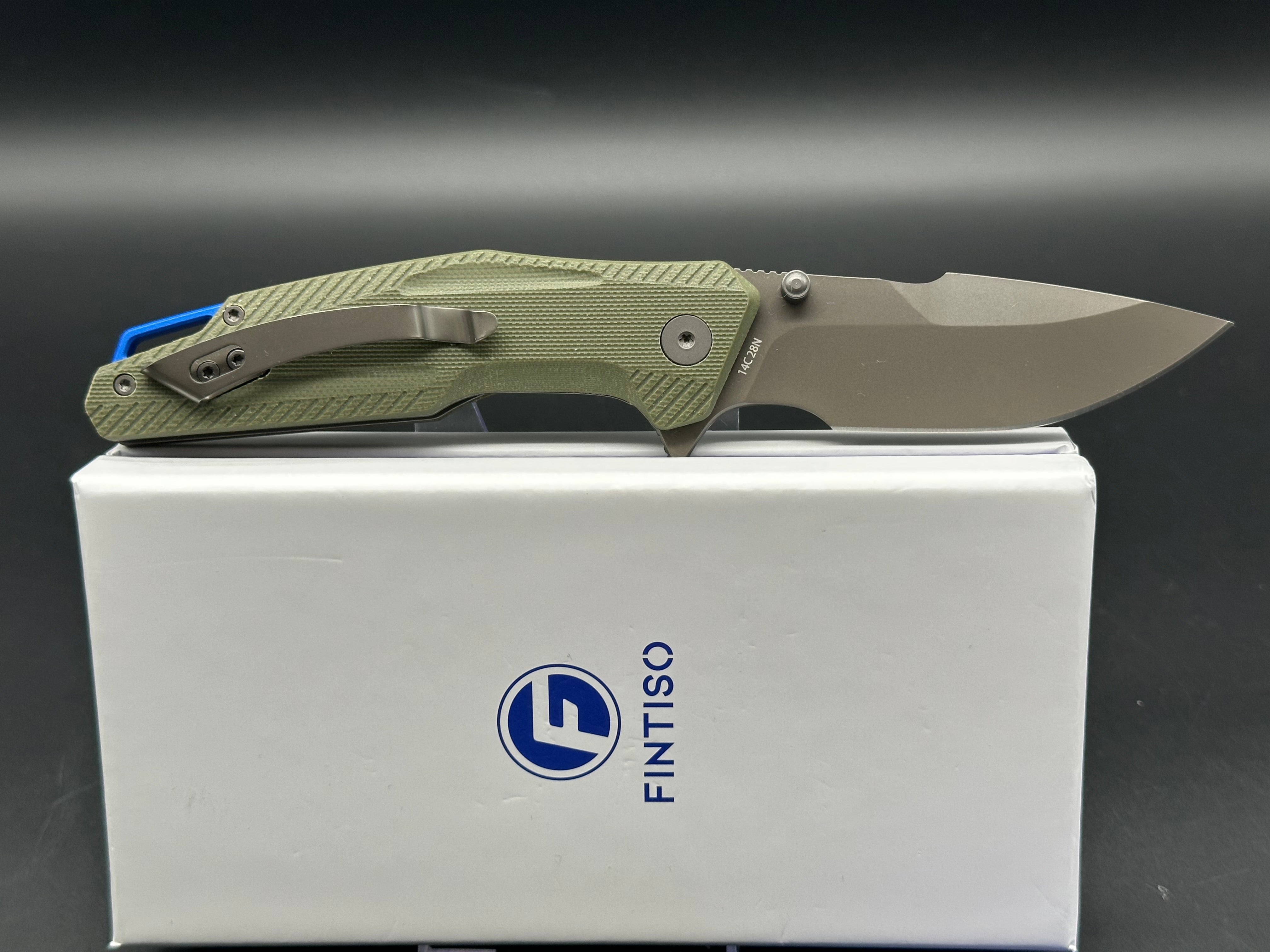Premium FINTISO Falcon Pocket Knife - 3.26