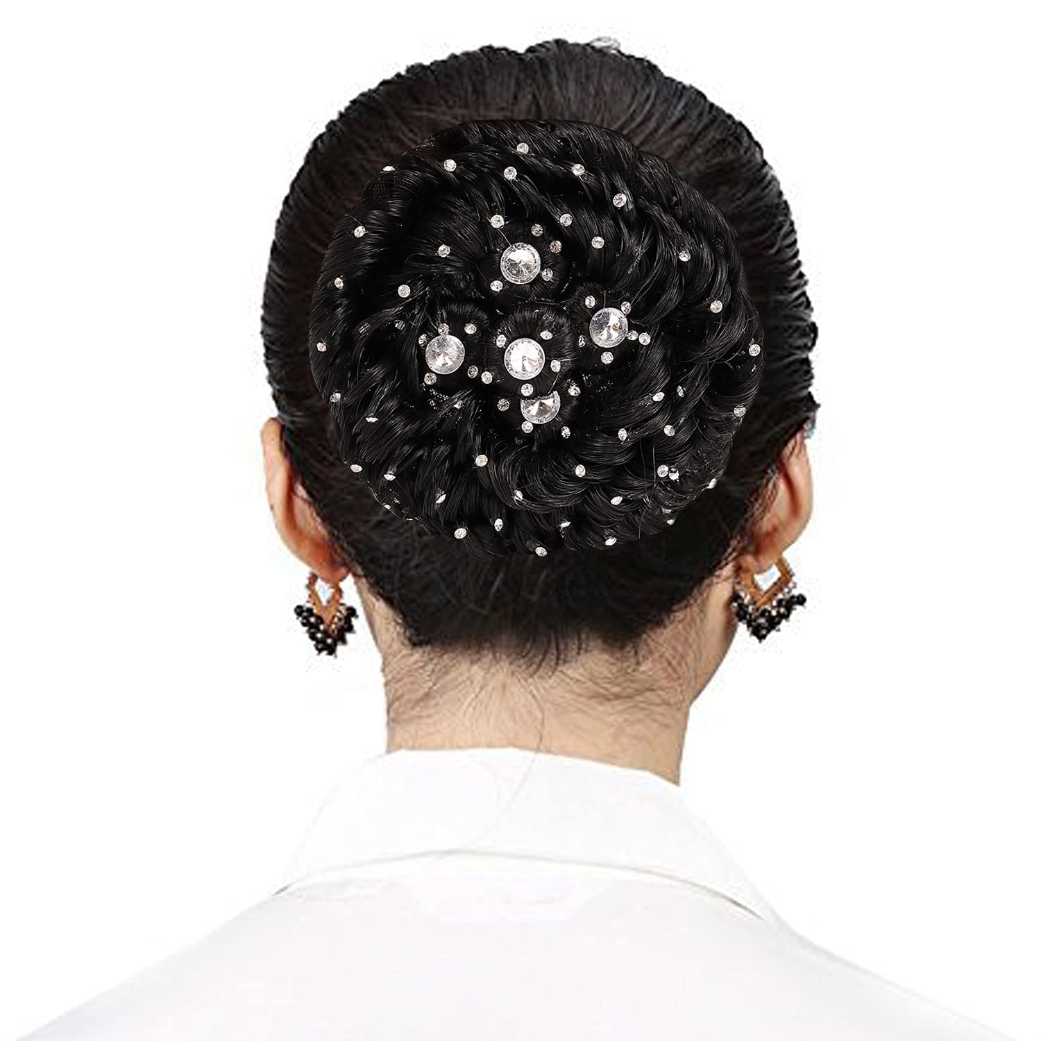 Super Gelingen Fashion Stone Hair Clip Extensions for Women & Girls - Stylish Hair Accessories for Parties, Weddings & Everyday Wear