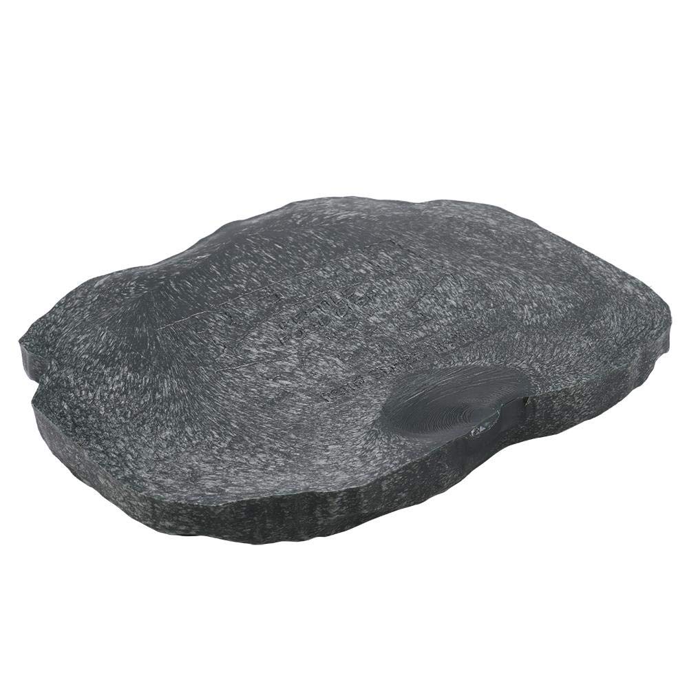 Premium Reptile Feeding Bowl & Water Dish - Tortoise Food Bowl, Lizard & Scorpion Feeder, Heavy Duty Dark Green Pet Dish - Ideal for Terrariums, Habitats & Reptile Care Accessories