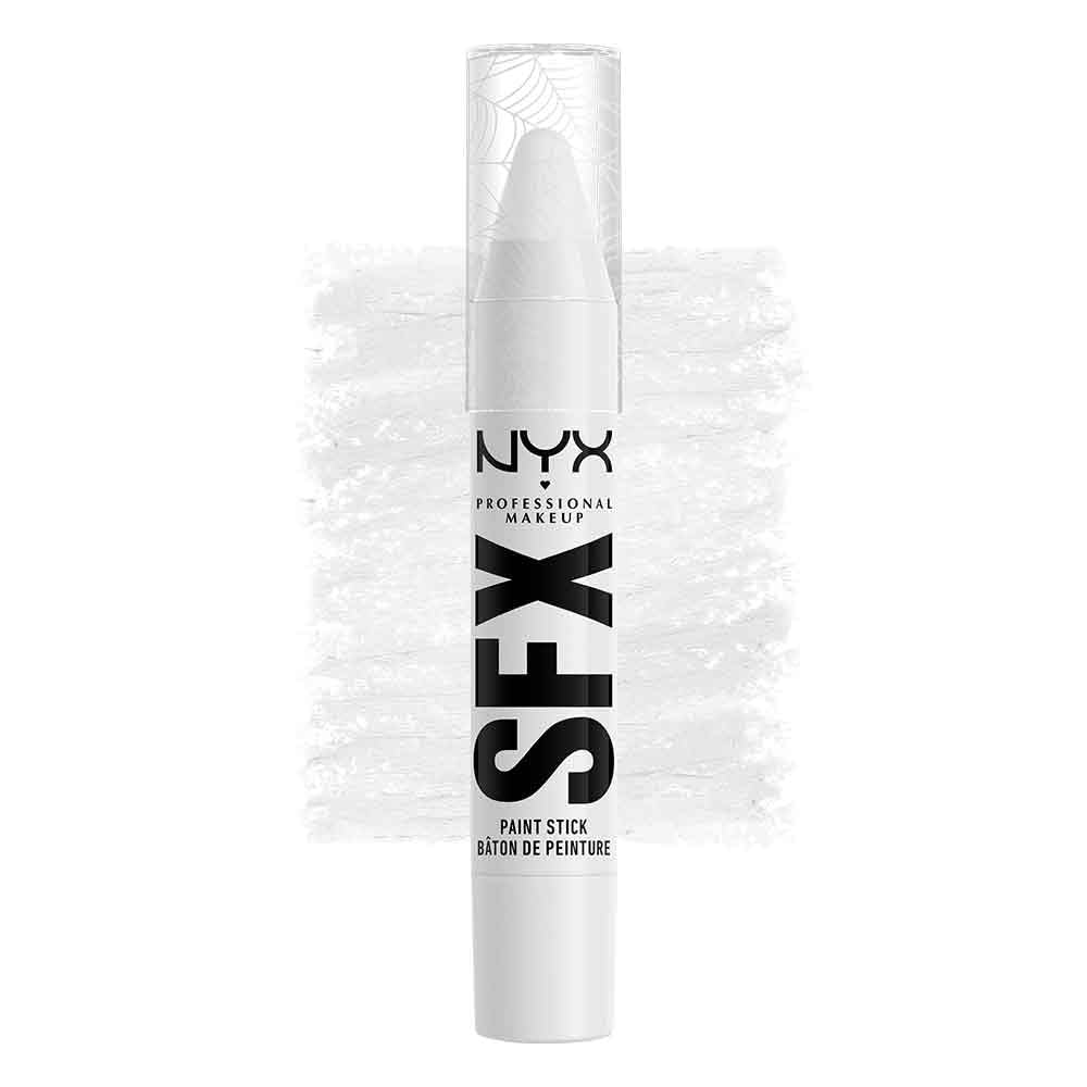 NYX Professional SFX Face & Body Paint Sticks - White | Waterproof, Long-Lasting Makeup for Halloween, Cosplay & Special Effects | Perfect for Costume Parties, Theater & SFX Artists